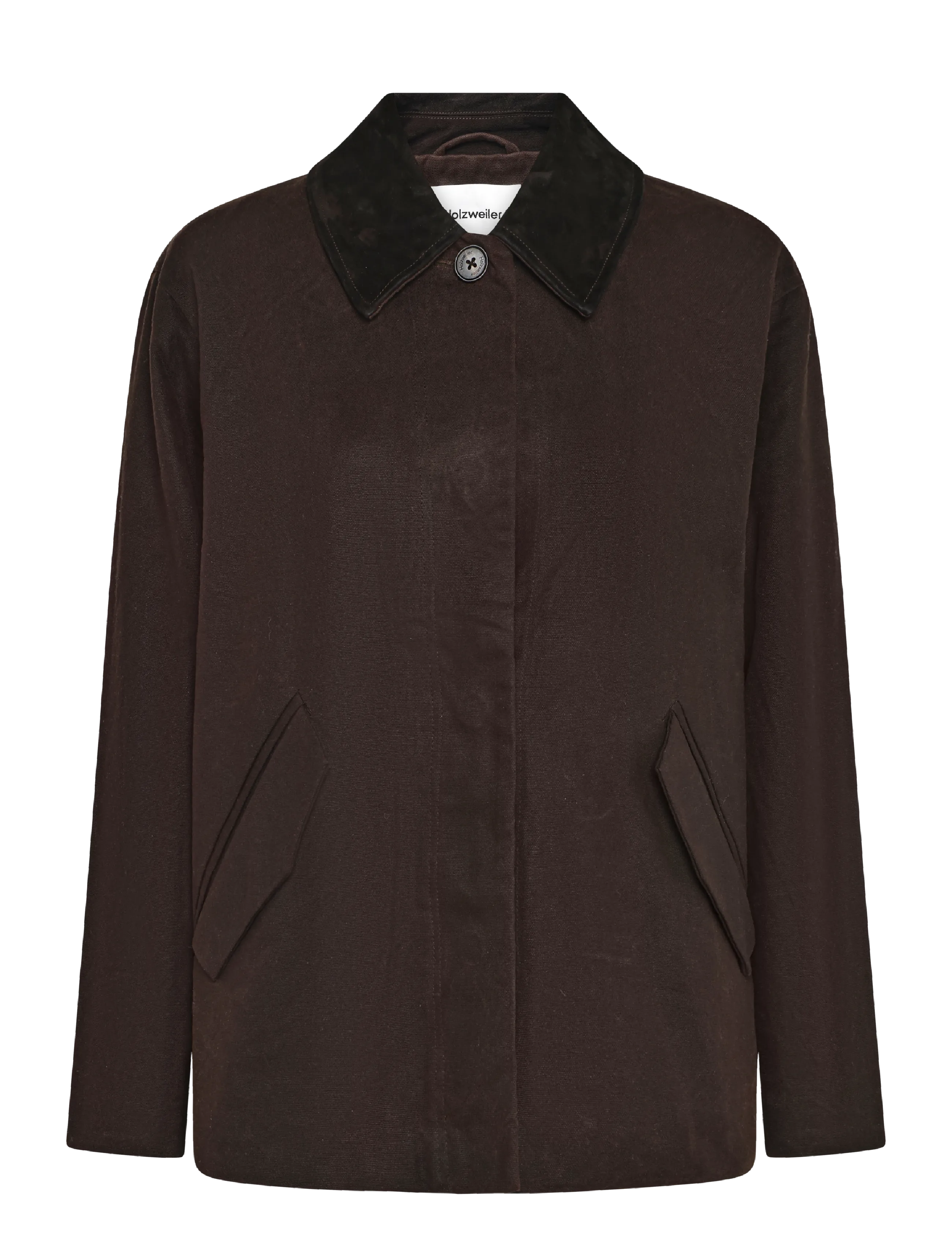 HOLZWEILER Diana Short Jacket - Kleidung - DK. BROWN / brown