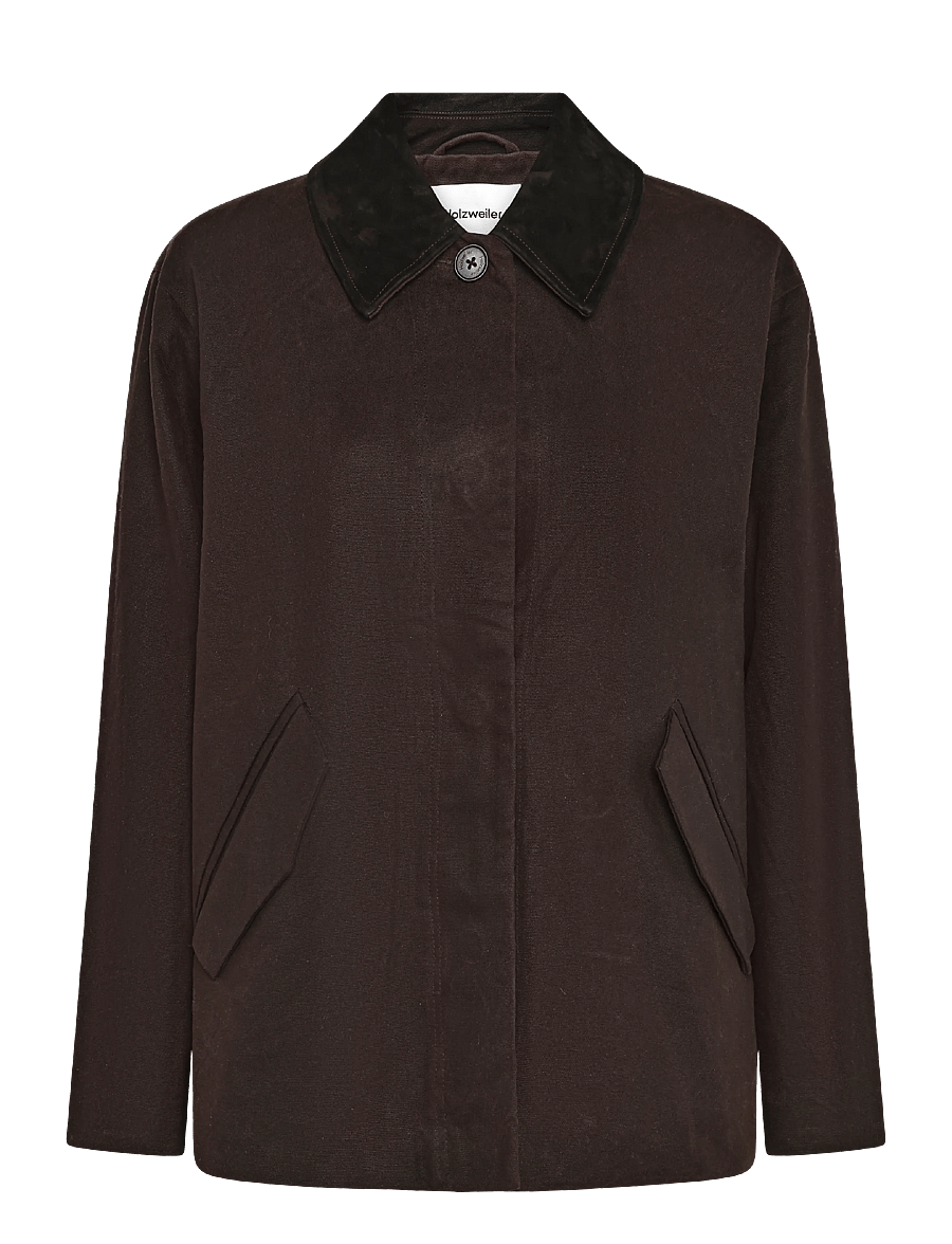 HOLZWEILER - Diana Short Jacket - utility-jacken - dk. brown - 0