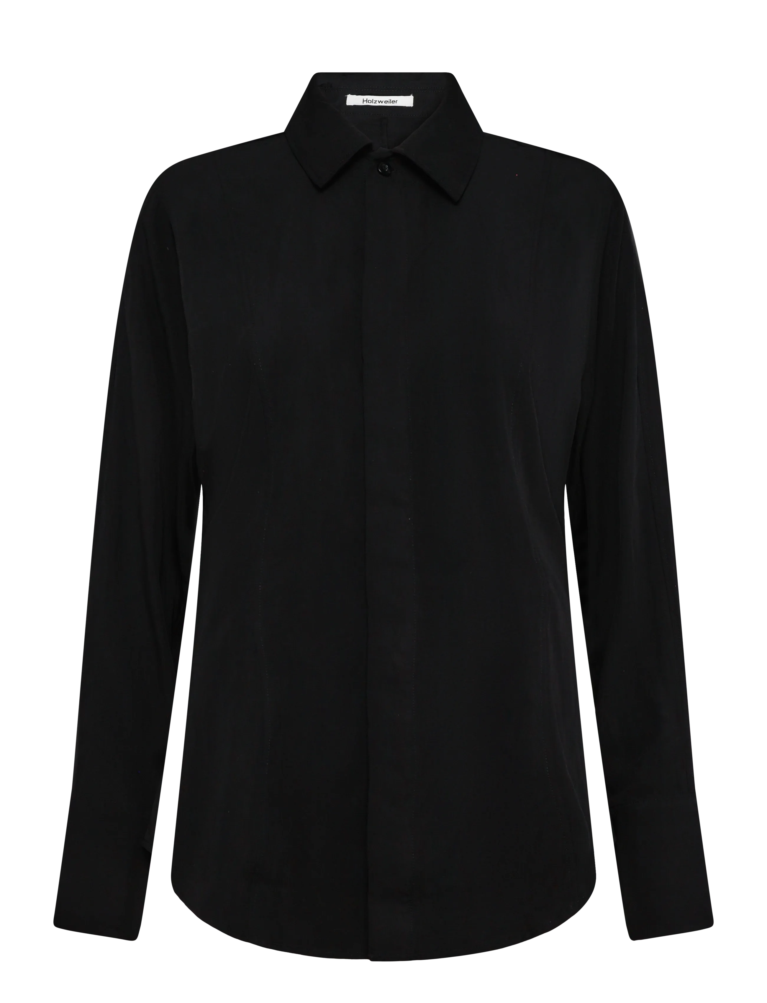 HOLZWEILER Sara Shirt - Transitional Layering - BLACK / black
