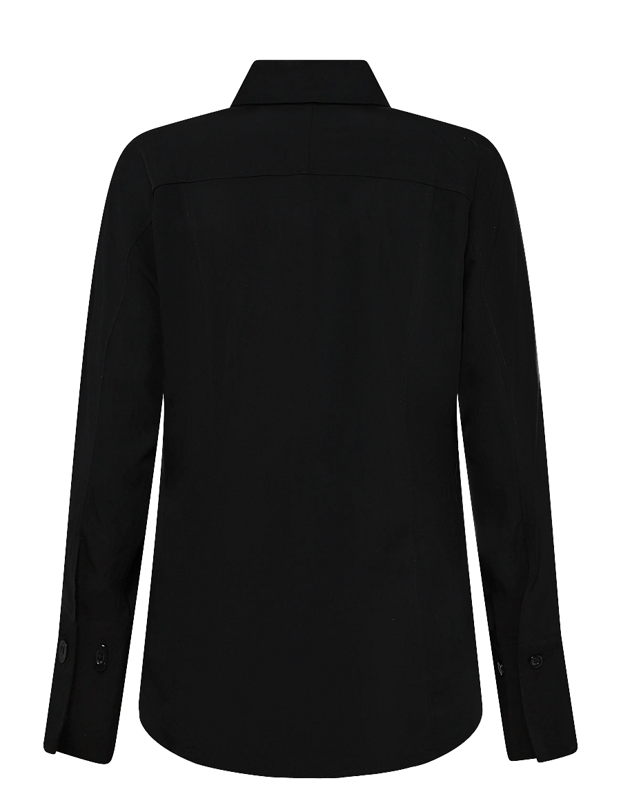 HOLZWEILER - Sara Shirt - langärmlige hemden - black - 1