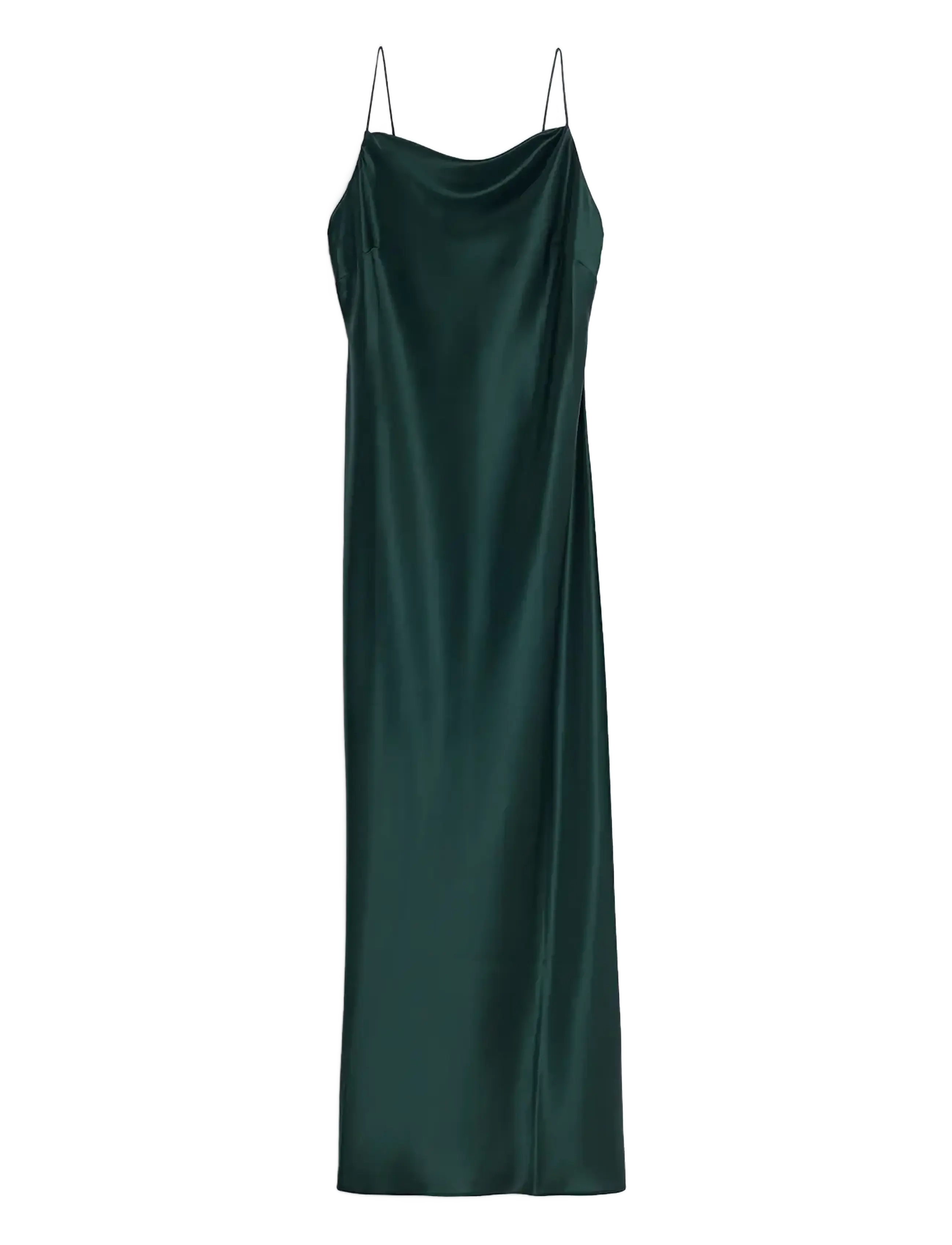 HOLZWEILER - Robyn Midi Dress - dk green (scarab) - 1