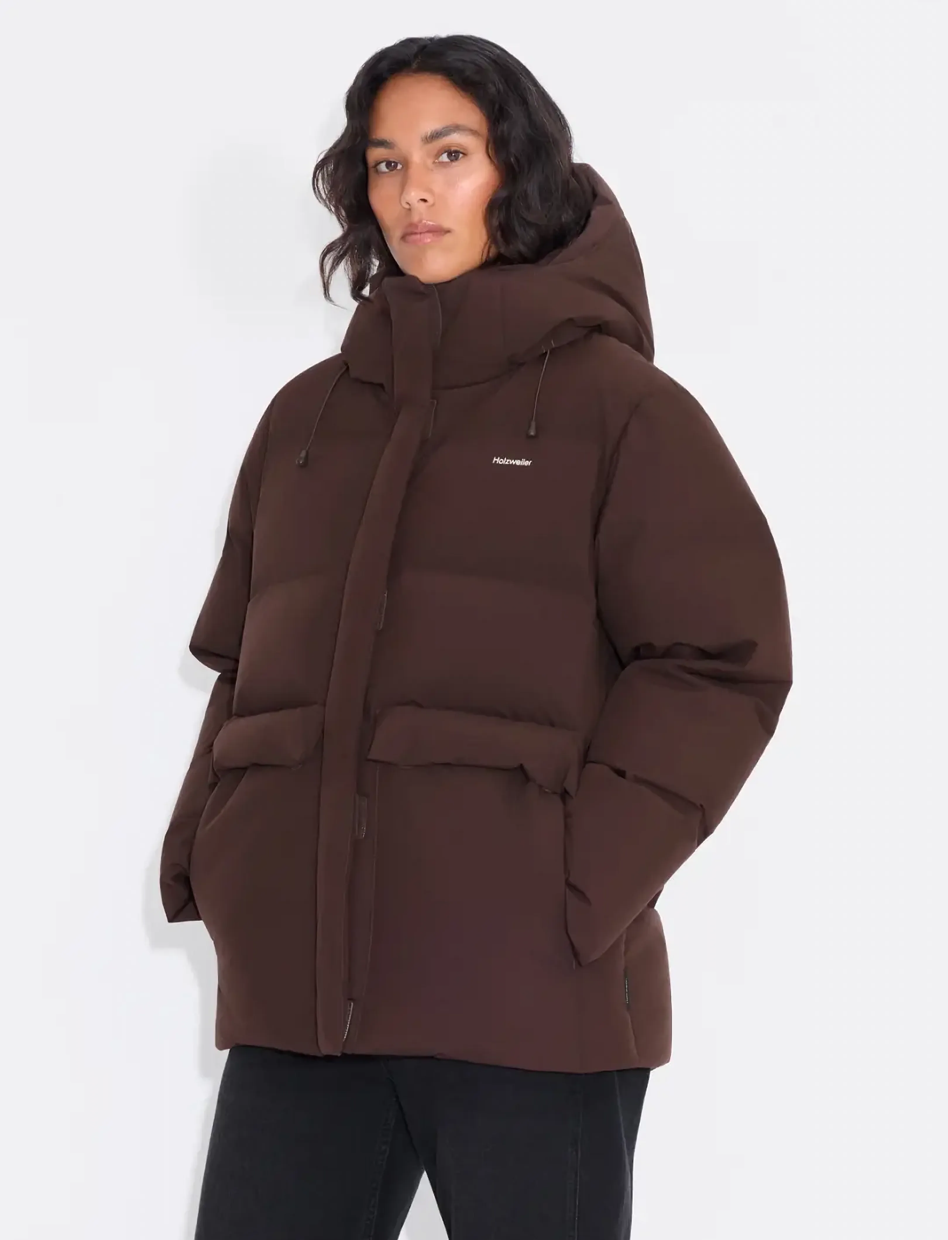 HOLZWEILER - Besseggen Down Jacket - dk. brown - 2