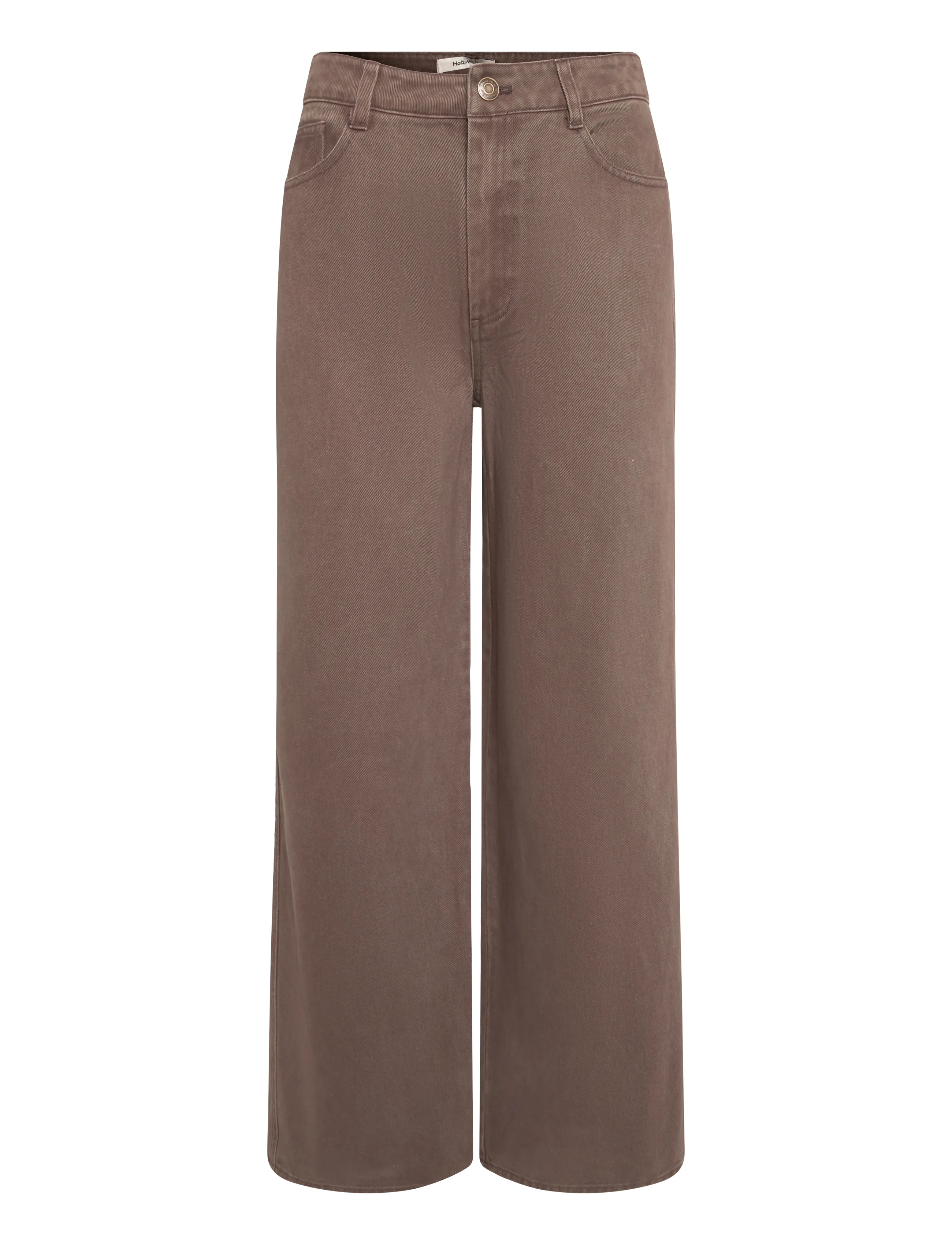 HOLZWEILER Ann Wide Trousers - Byxor - BROWN / brown