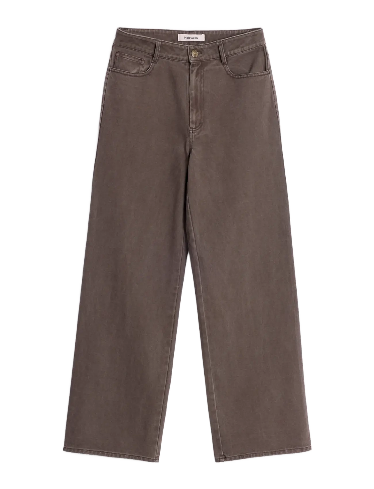 HOLZWEILER Ann Wide Trousers - HOLZWEILER - BROWN / brown