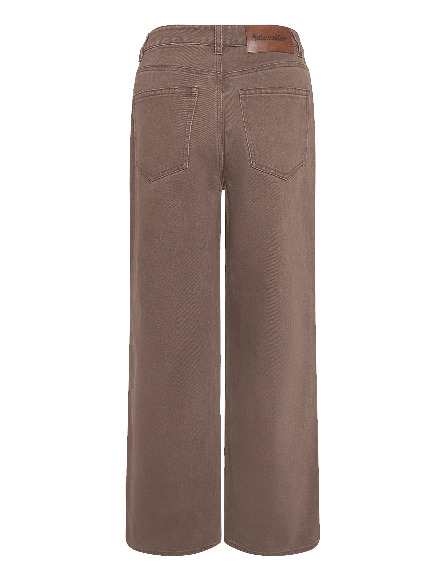 HOLZWEILER - Ann Wide Trousers - laia säärega püksid - brown - 2