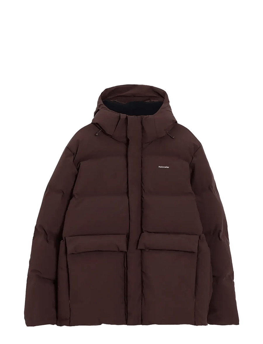 HOLZWEILER - Dovre Down Jacket - sügisjoped - dk. brown - 0