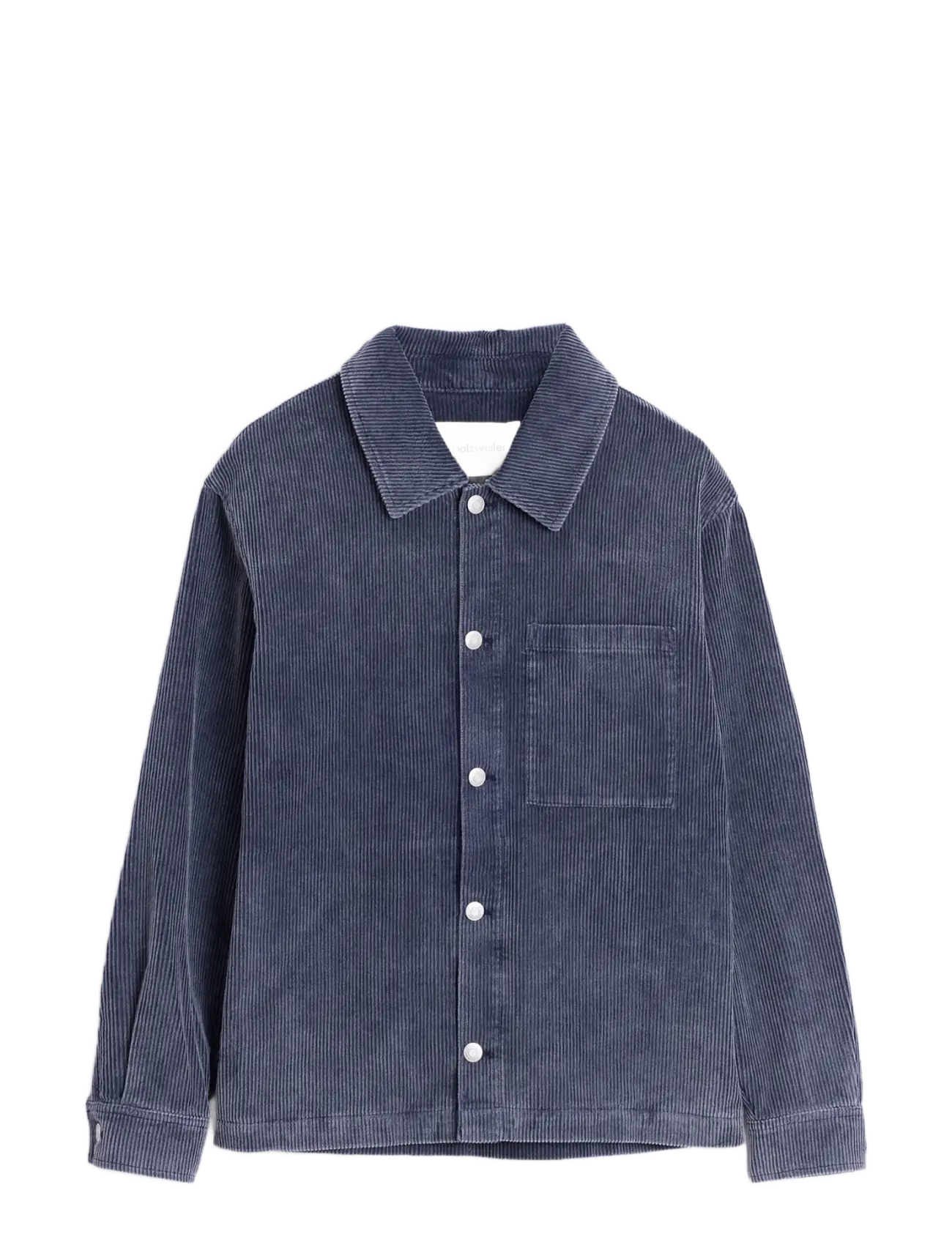 HOLZWEILER Leaf Relaxd Cord Overshirt - Kläder - NAVY / navy