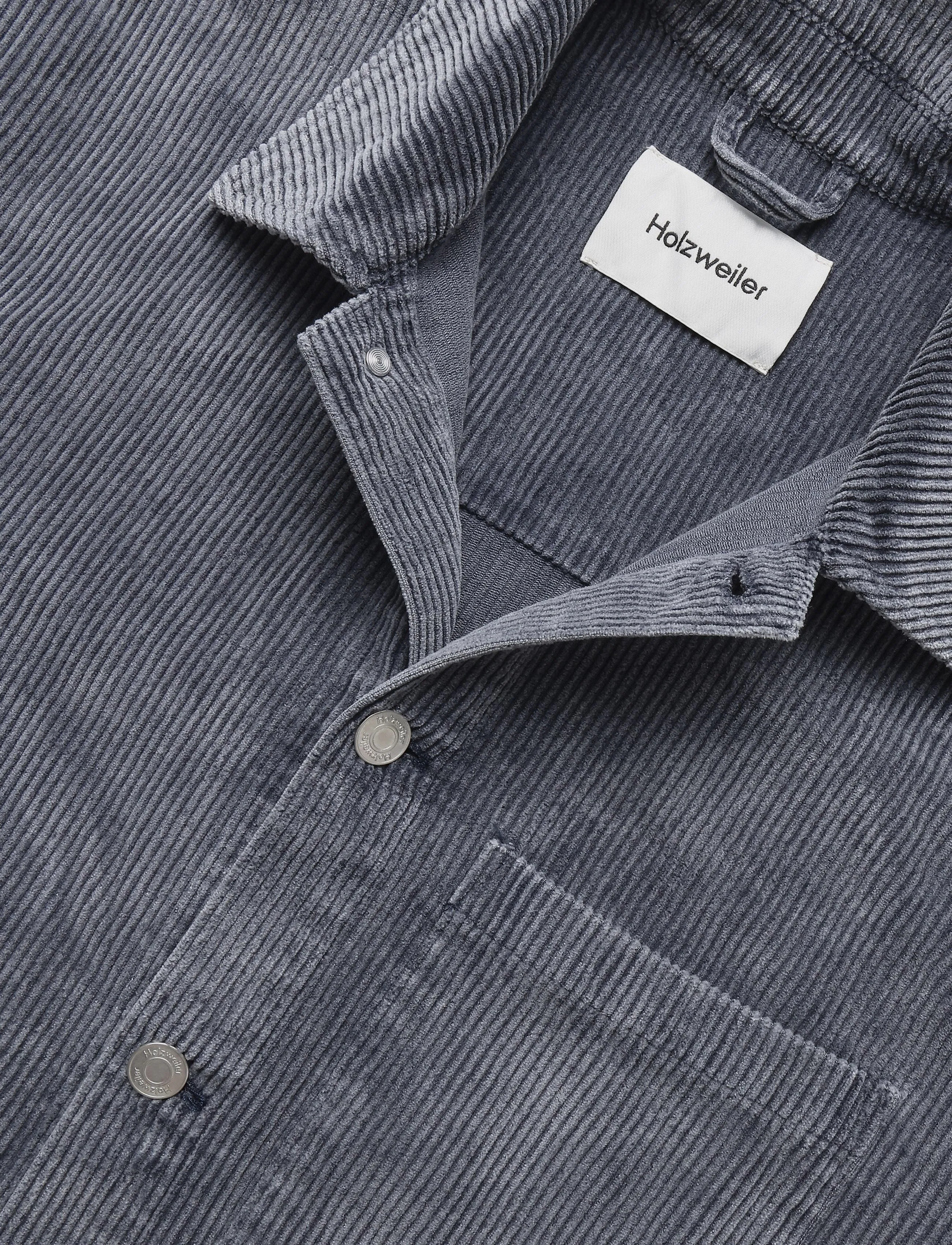 HOLZWEILER - Leaf Relaxd Cord Overshirt - osta tilaisuuden mukaan - navy - 2