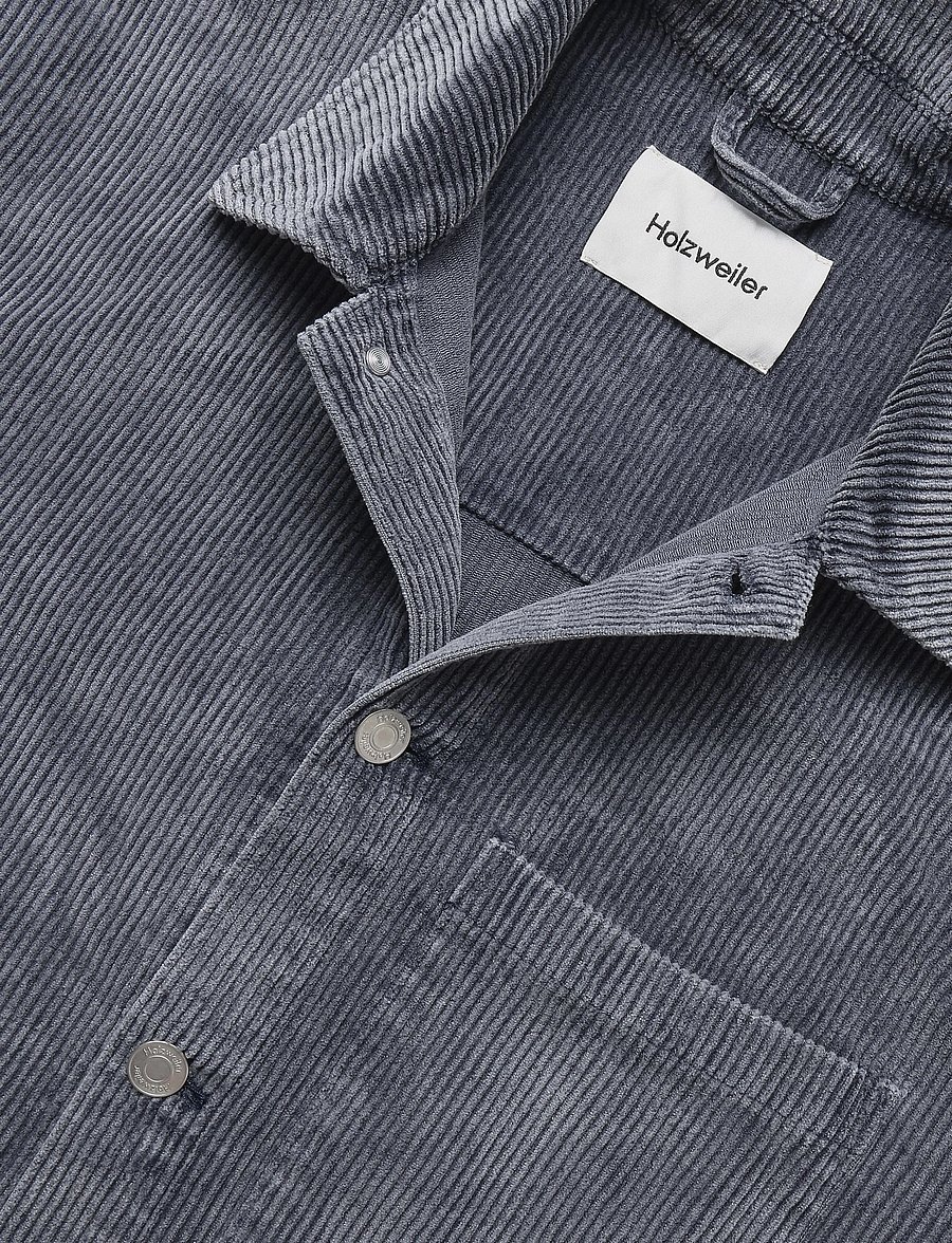 HOLZWEILER - Leaf Relaxd Cord Overshirt - osta tilaisuuden mukaan - navy - 2