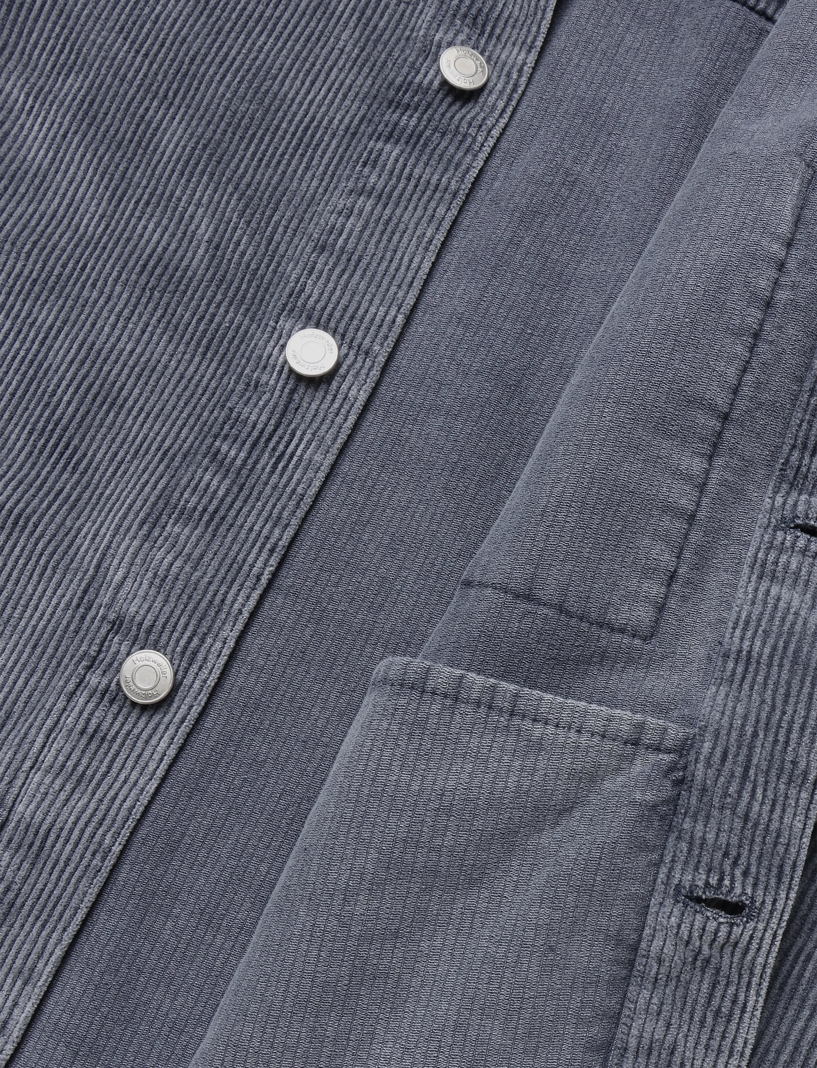 HOLZWEILER - Leaf Relaxd Cord Overshirt - osta tilaisuuden mukaan - navy - 4
