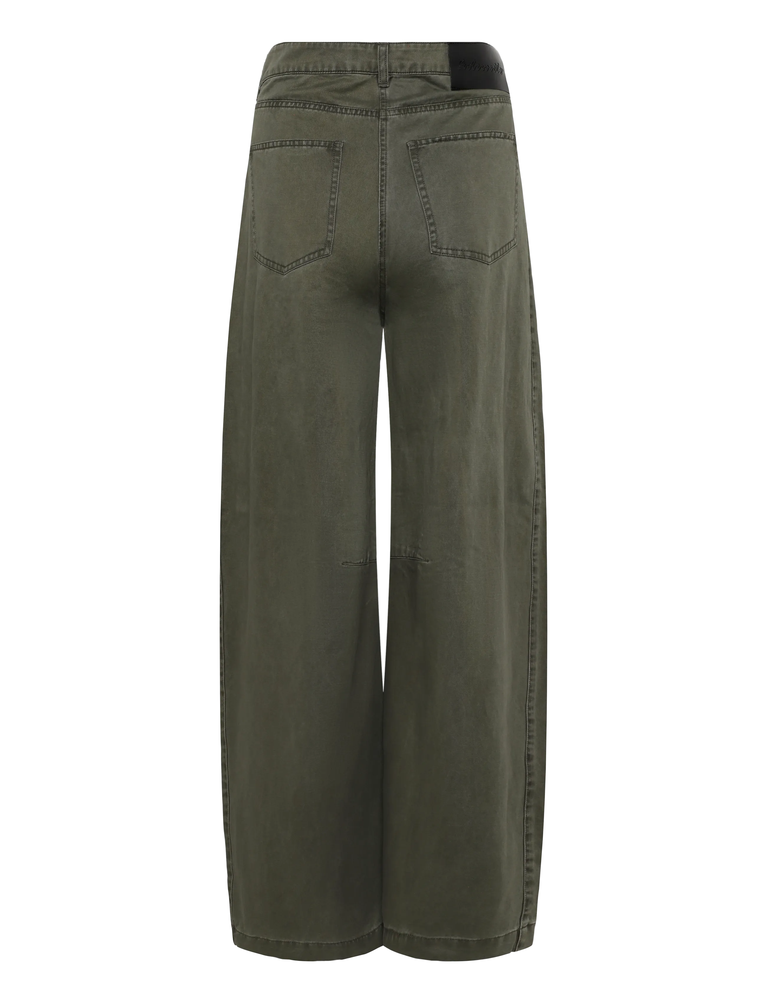HOLZWEILER - Ruby Barrel Trousers - hosen mit geradem bein - dk. green - 1