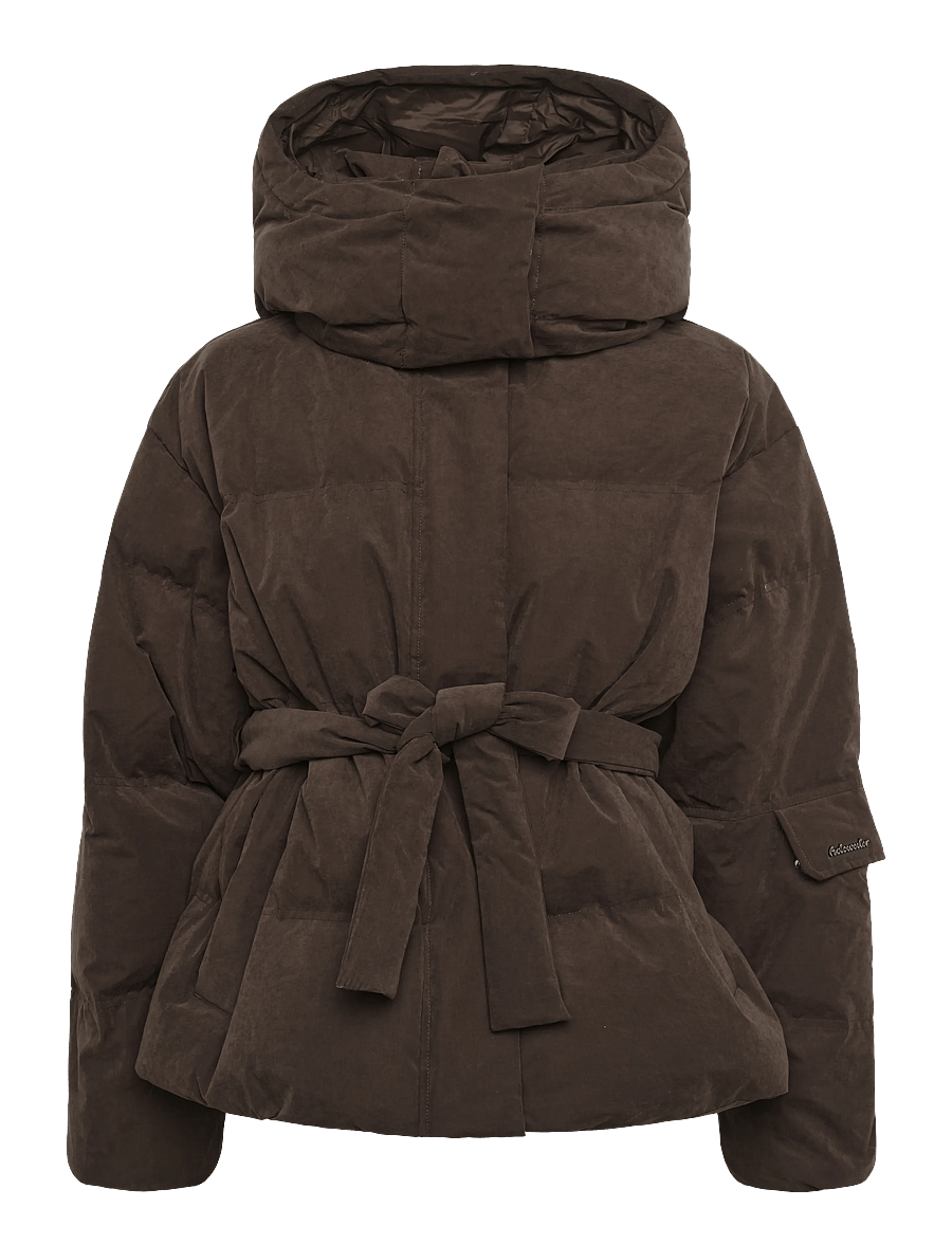 HOLZWEILER - Steilia Brushed Down Jkt - winter jackets - dk brown - 0