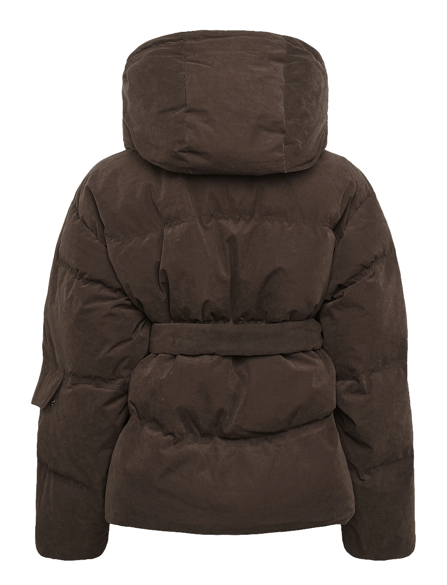 HOLZWEILER - Steilia Brushed Down Jkt - winter jackets - dk brown - 1