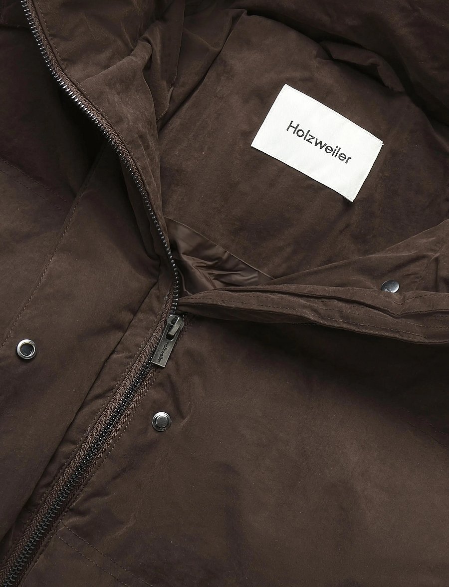 HOLZWEILER - Steilia Brushed Down Jkt - winter jackets - dk brown - 2