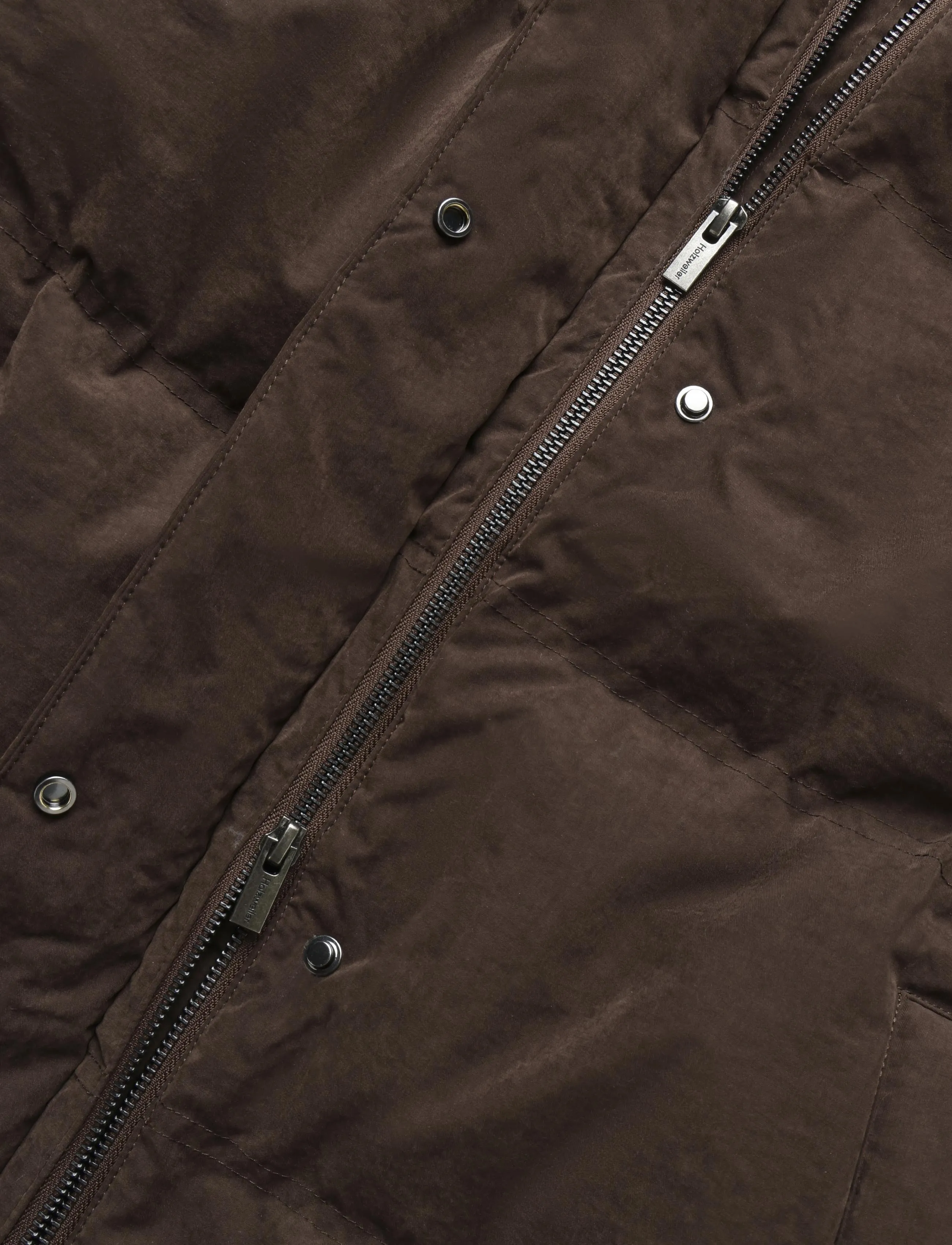 HOLZWEILER - Steilia Brushed Down Jkt - winter jackets - dk brown - 4