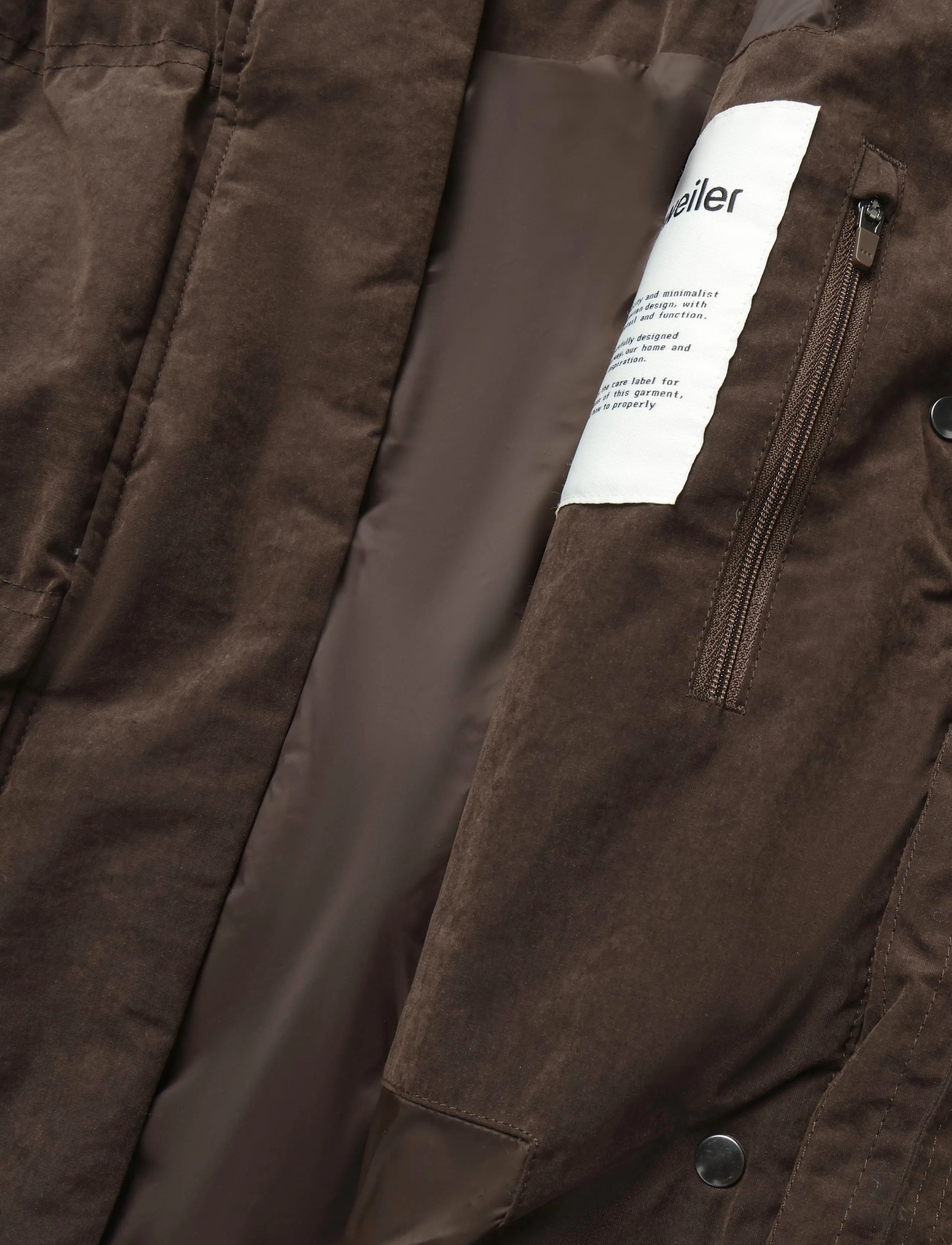 HOLZWEILER - Steilia Brushed Down Jkt - winter jackets - dk brown - 5