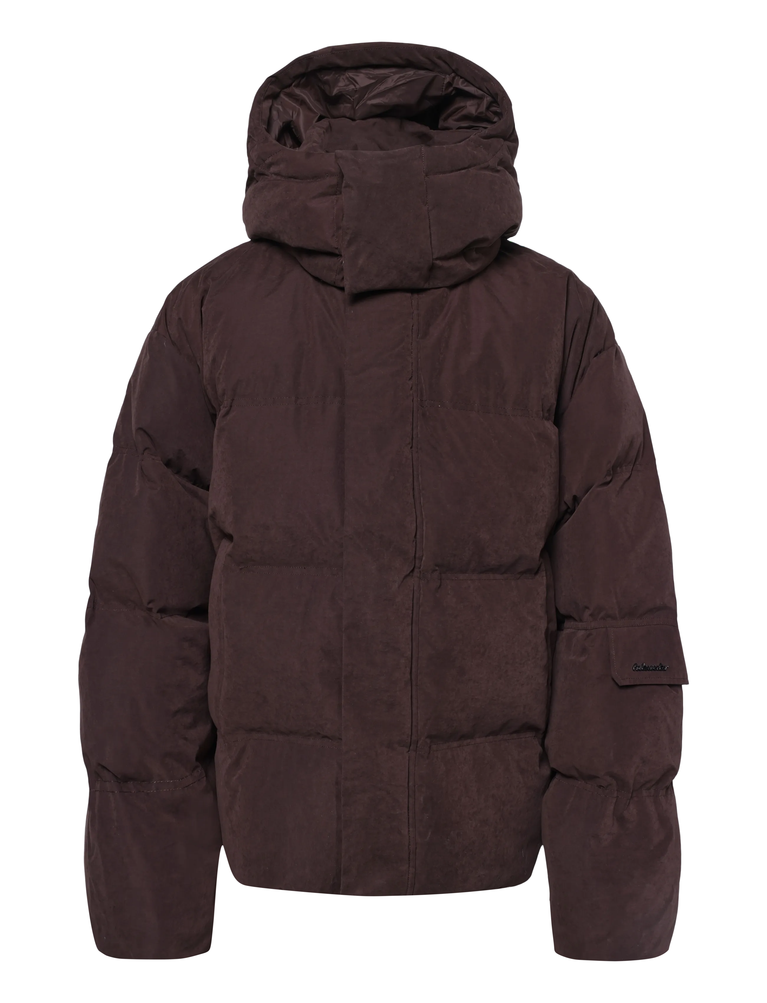 HOLZWEILER Narvik Brushed Down Jacket - Kleidung - DK BROWN / brown