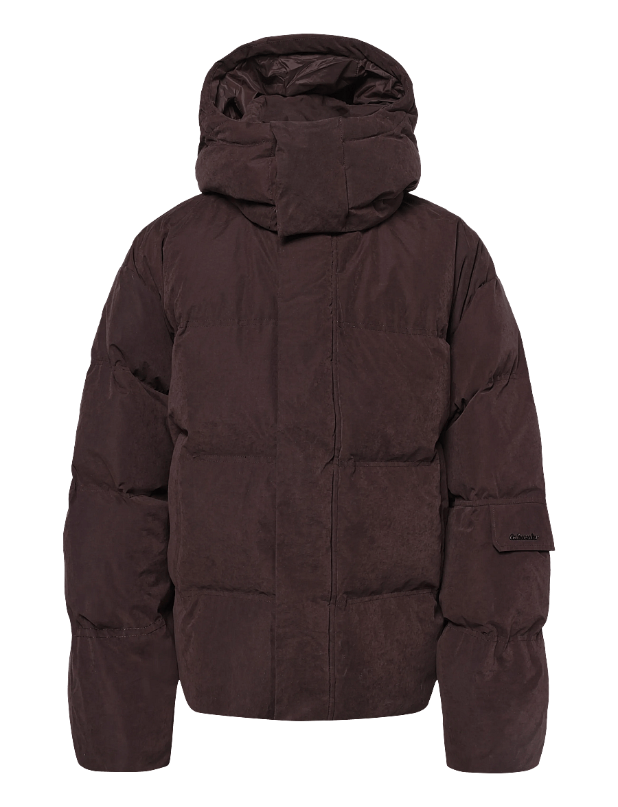 HOLZWEILER - Narvik Brushed Down Jacket - winterjacken - dk brown - 0