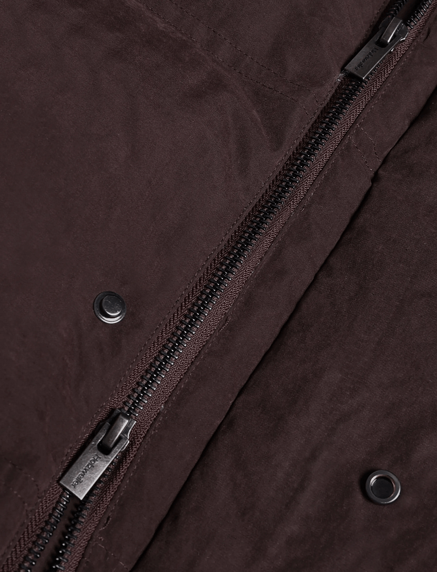 HOLZWEILER - Narvik Brushed Down Jacket - winterjacken - dk brown - 4
