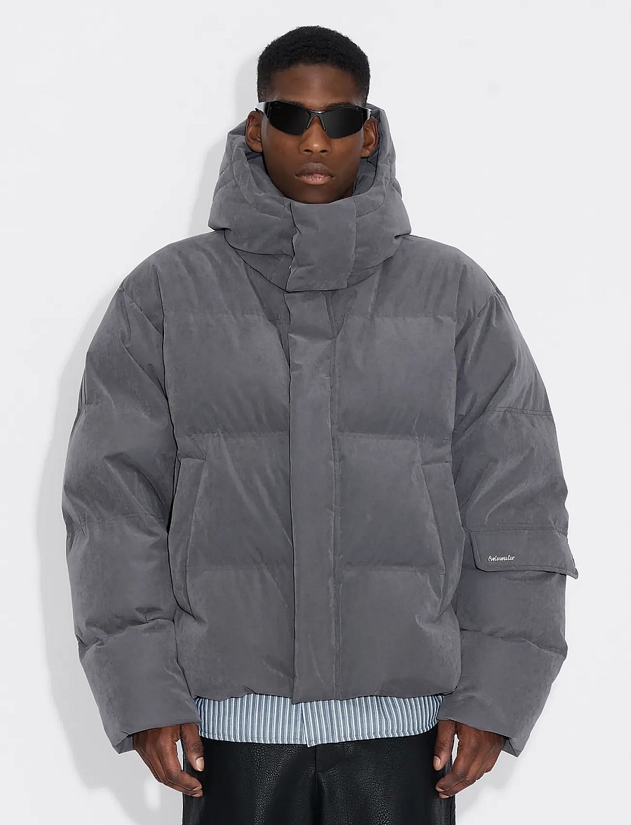 HOLZWEILER - Narvik Brushed Down Jacket - vinterjackor - grey - 0