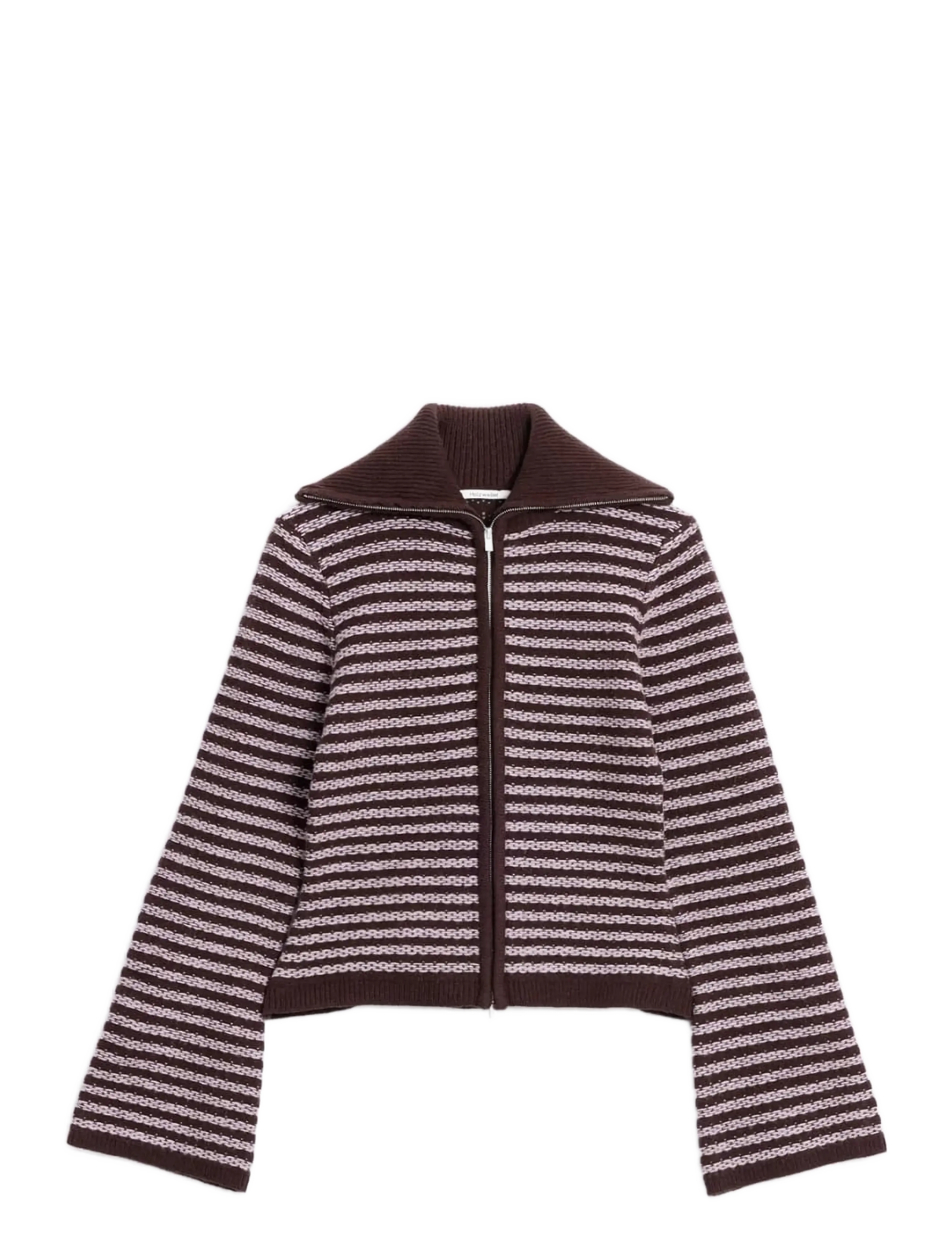 HOLZWEILER Lilla Stripe Cardigan - HOLZWEILER - BROWN MIX / brown