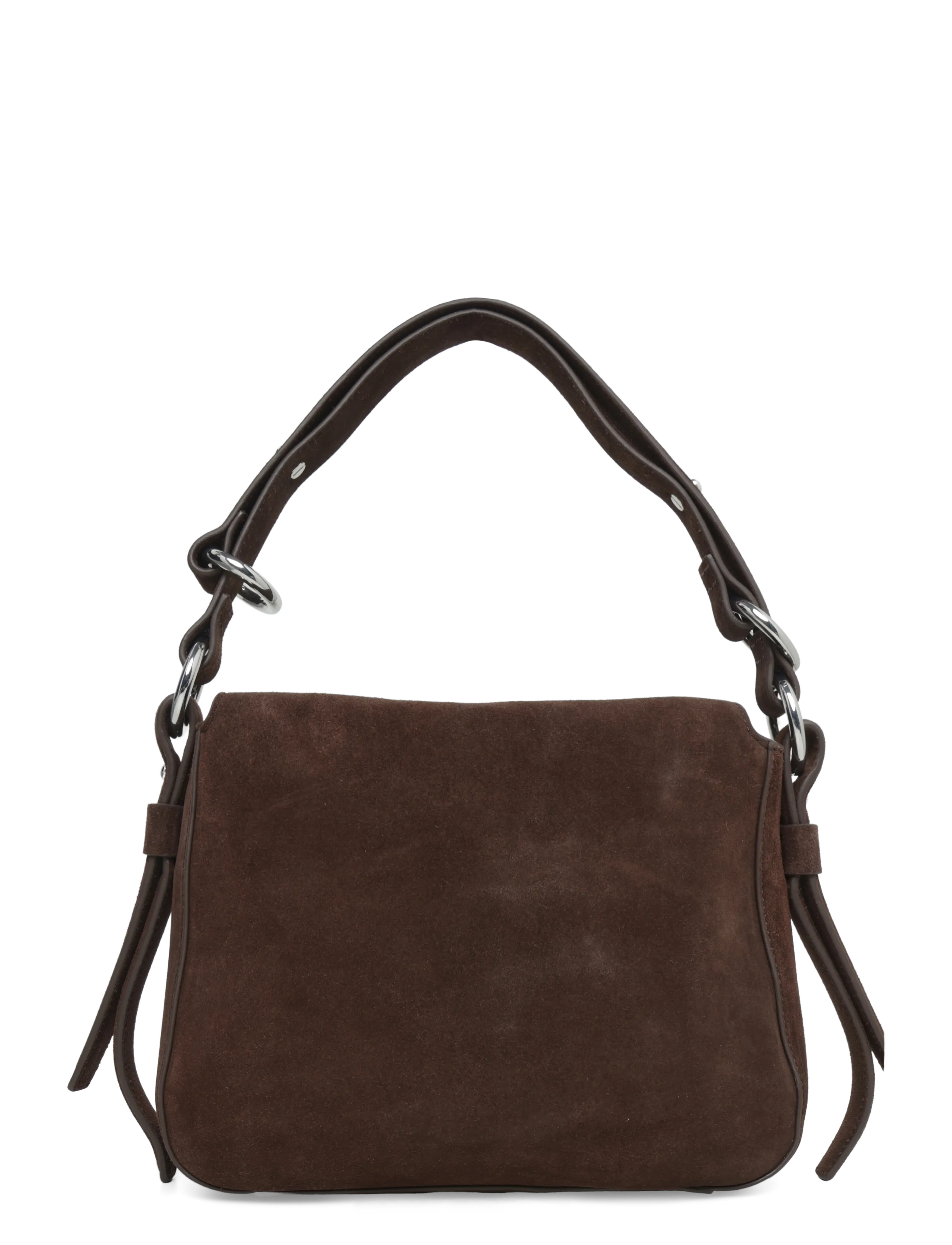 HOLZWEILER - Bud Midi Suede Bag - hverdags stil - dk brown - 1