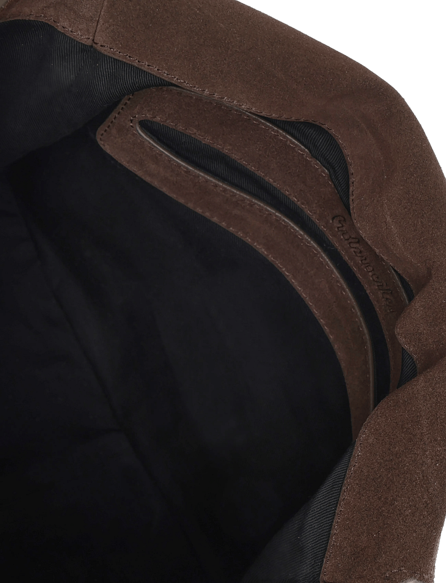 HOLZWEILER - Bud Midi Suede Bag - hverdags stil - dk brown - 4
