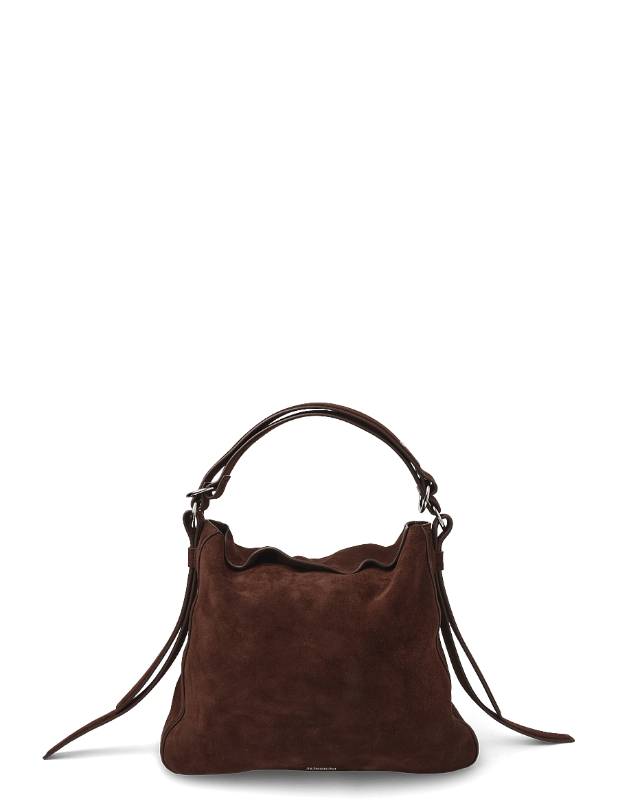 HOLZWEILER - Bud Slouchy Suede Tote Bag - tote bags - dk brown - 0