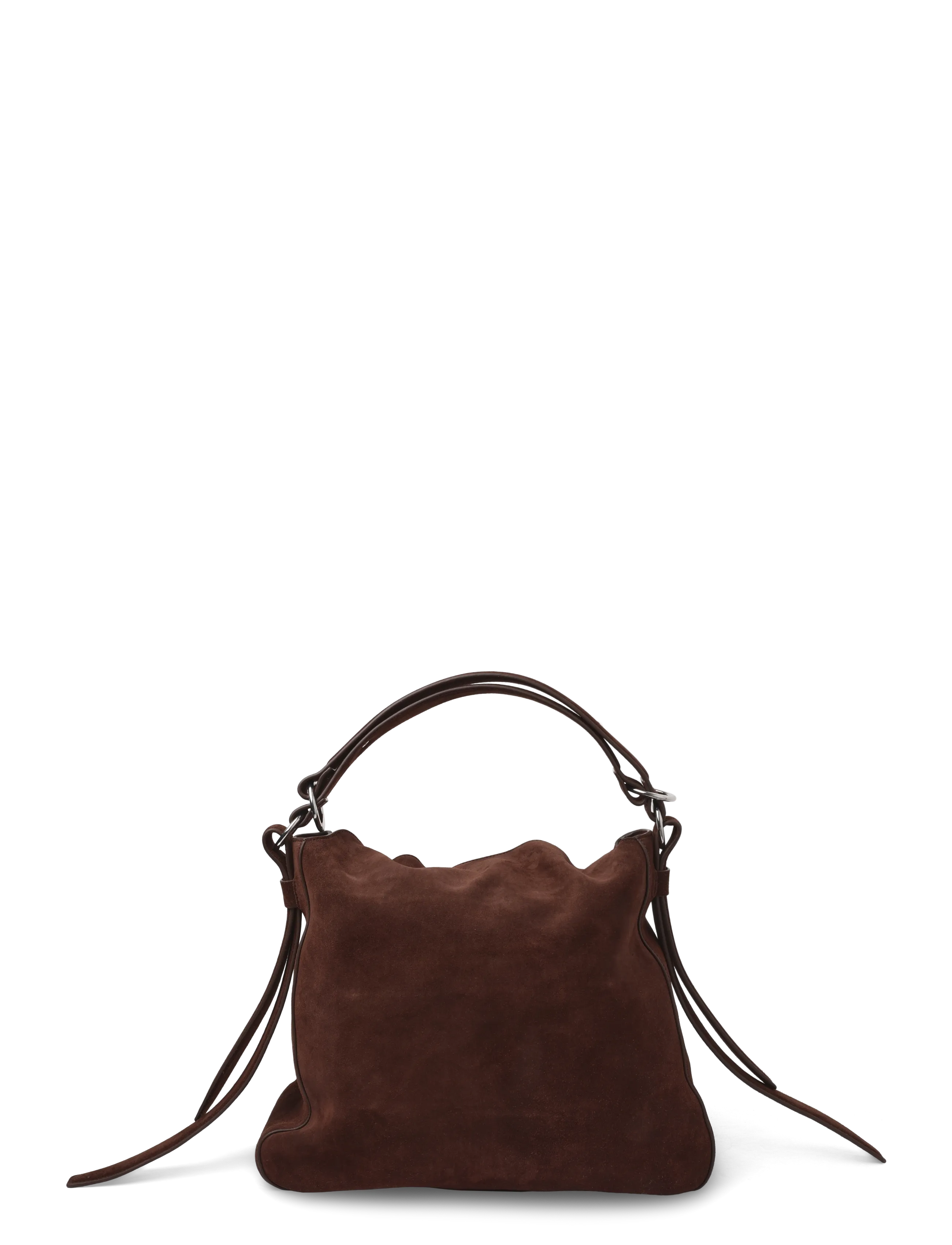 HOLZWEILER - Bud Slouchy Suede Tote Bag - tote bags - dk brown - 1