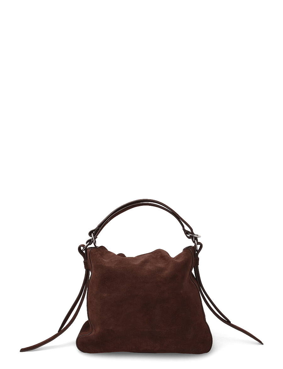 HOLZWEILER - Bud Slouchy Suede Tote Bag - tote bags - dk brown - 1