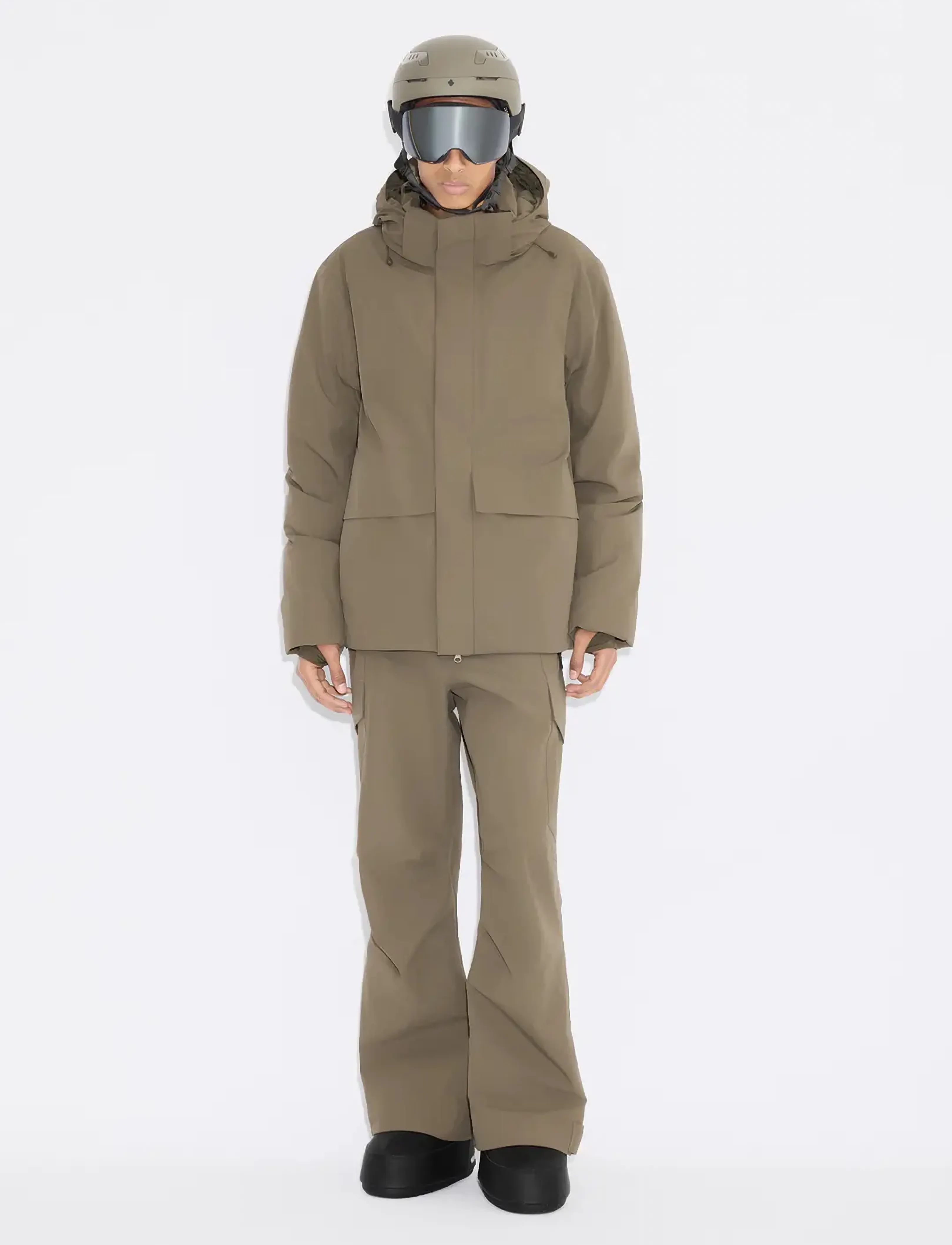 HOLZWEILER - M Tryvann Down Jacket - suusajoped - khaki - 0