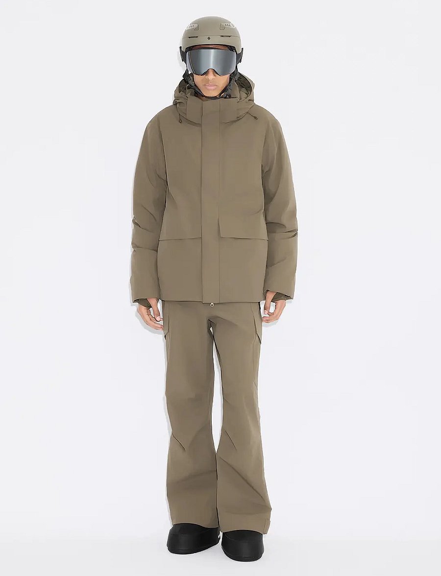 HOLZWEILER - M Tryvann Down Jacket - suusajoped - khaki - 0