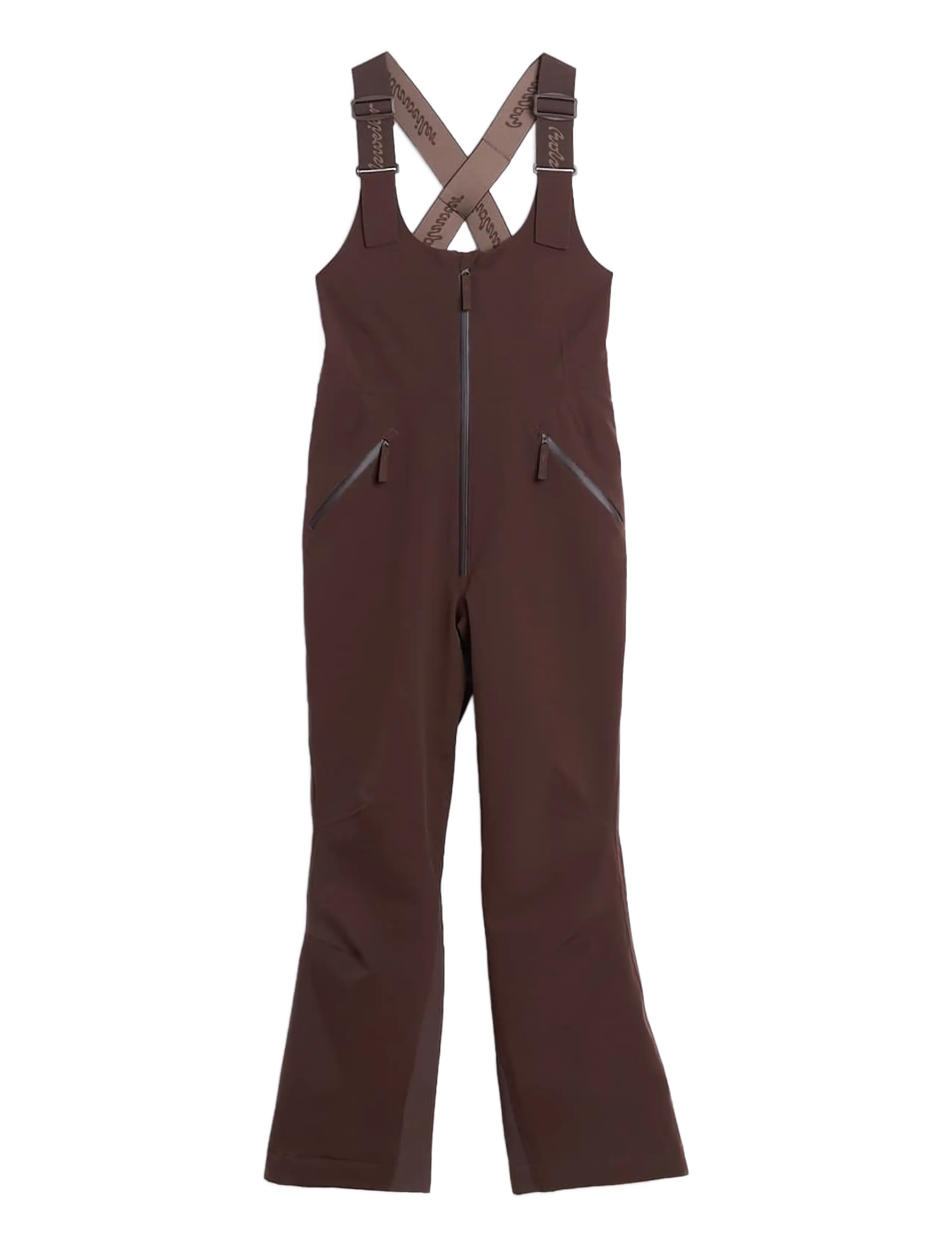 HOLZWEILER W Tryvann Bib Trousers - HOLZWEILER - DK. BROWN / brown