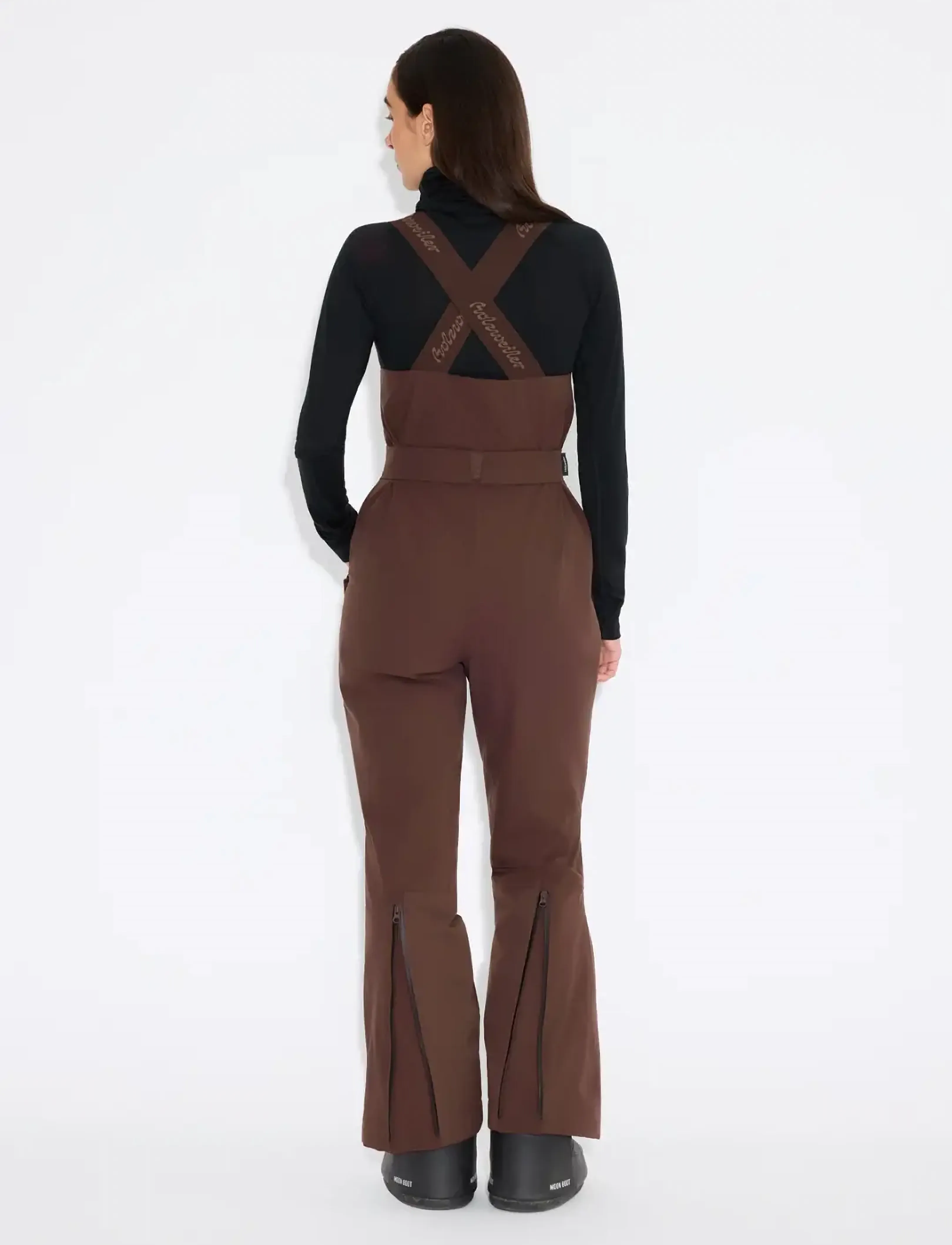 HOLZWEILER - W Tryvann Bib Trousers - dk. brown - 2
