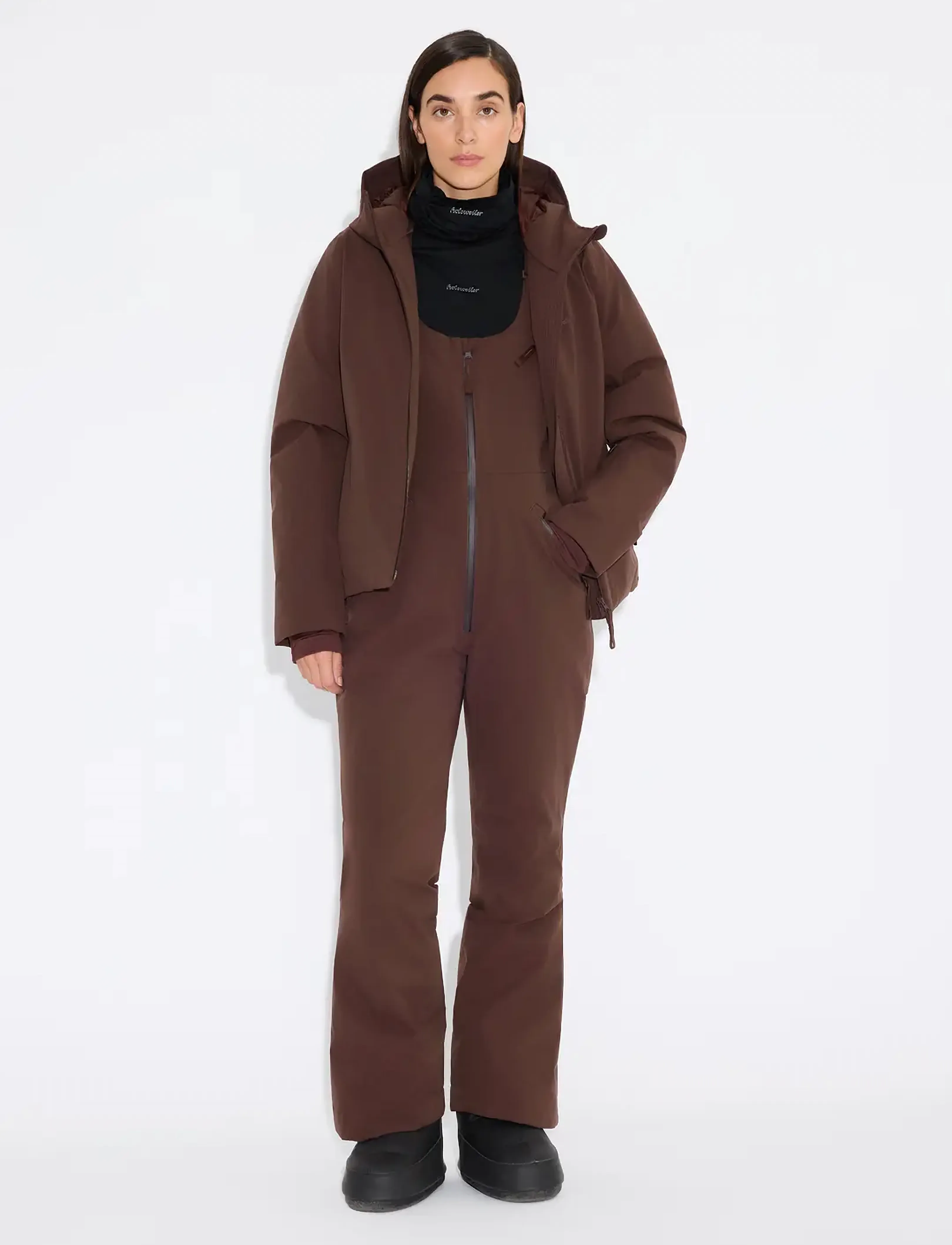 HOLZWEILER - W Tryvann Bib Trousers - dk. brown - 3