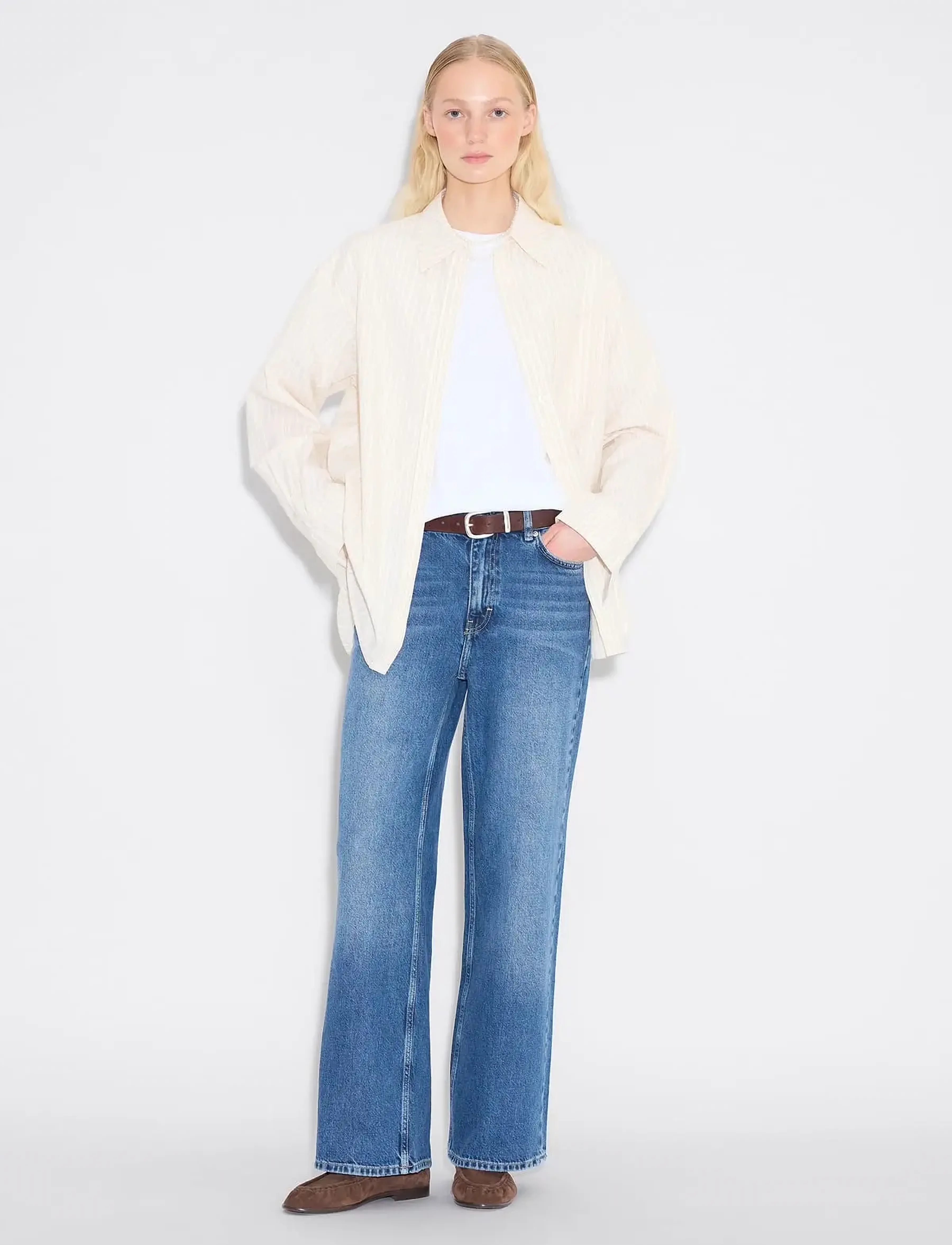 HOLZWEILER W Wide Jeans - Vêtements - BLUE / blue