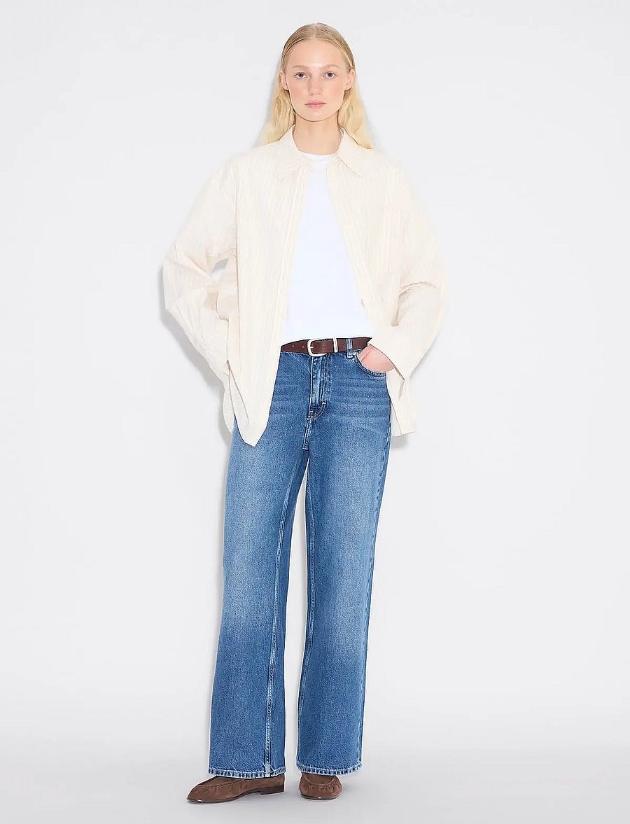 HOLZWEILER - W Wide Jeans - wide leg jeans - blue - 0