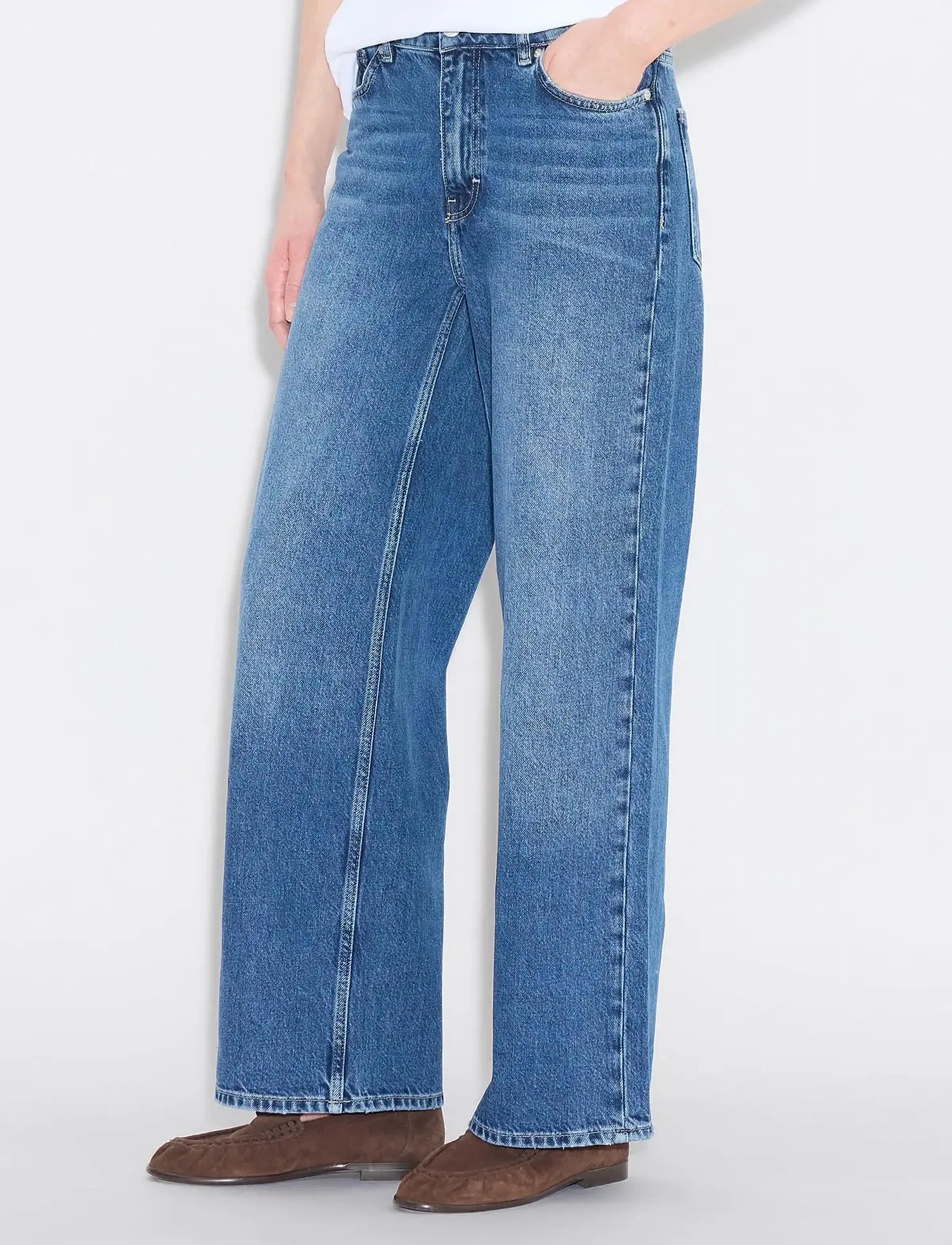 HOLZWEILER - W Wide Jeans - wide leg jeans - blue - 3