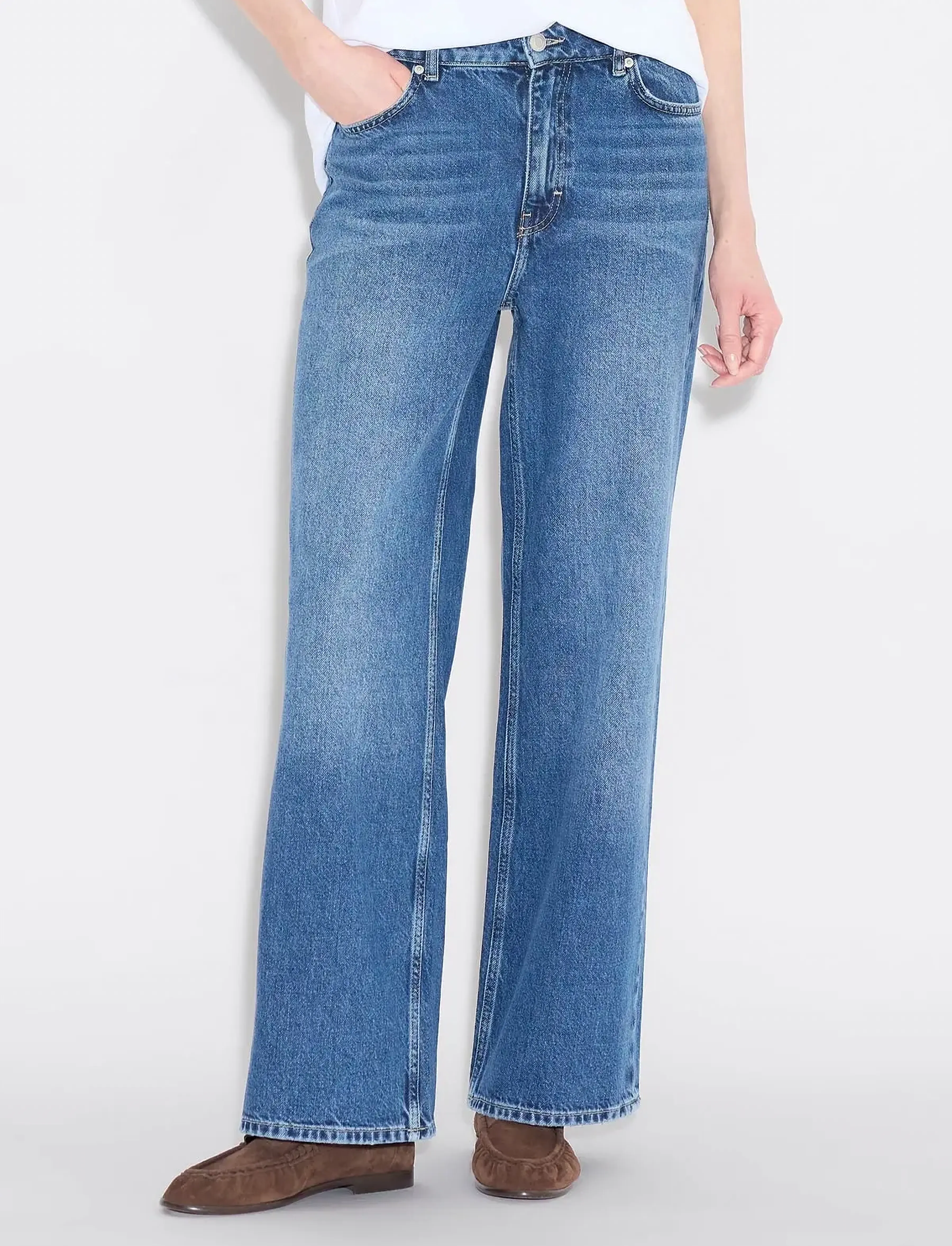 HOLZWEILER - W Wide Jeans - wide leg jeans - blue - 4