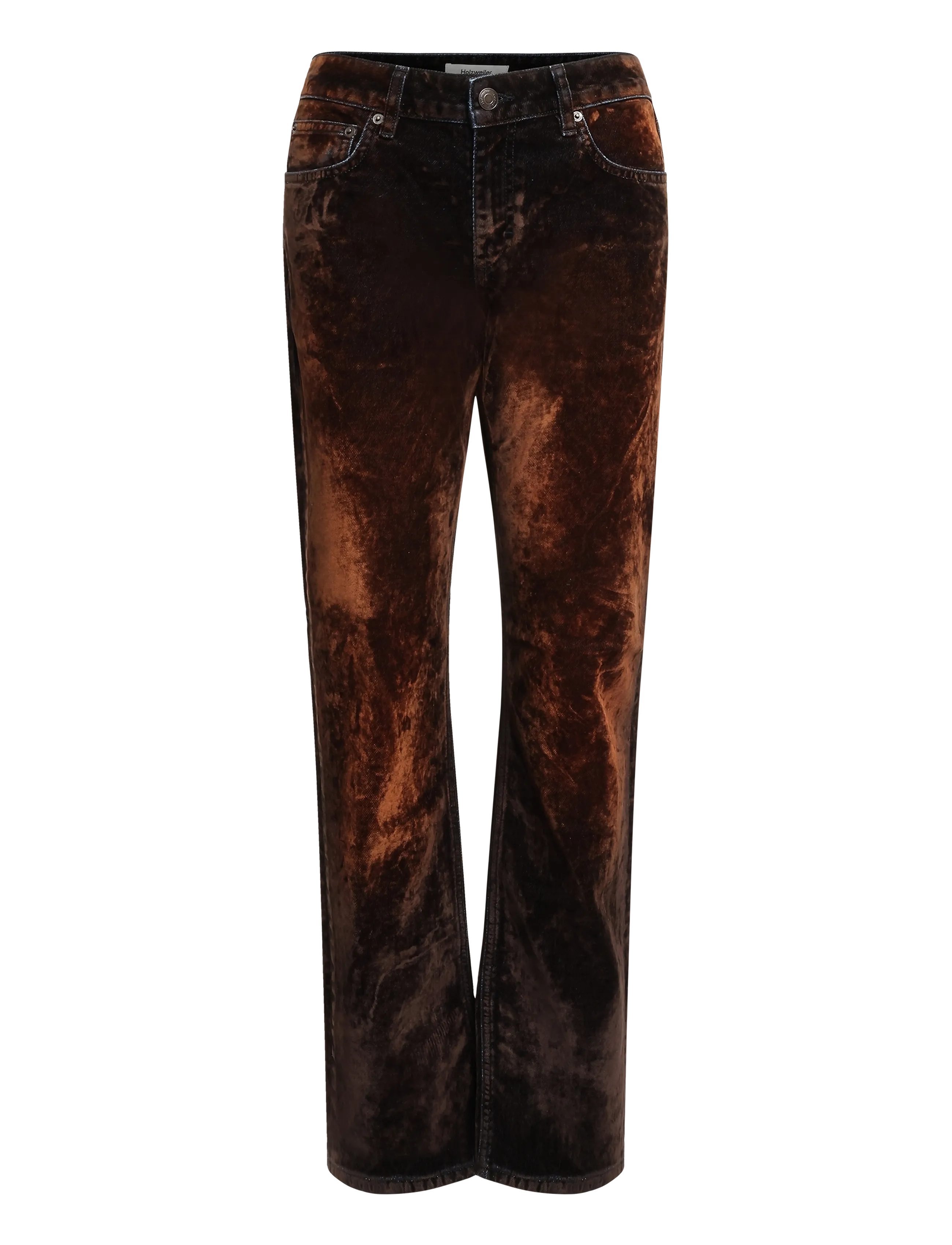 HOLZWEILER Cherry Flock Jeans - Sirged teksad - BROWN MIX / brown