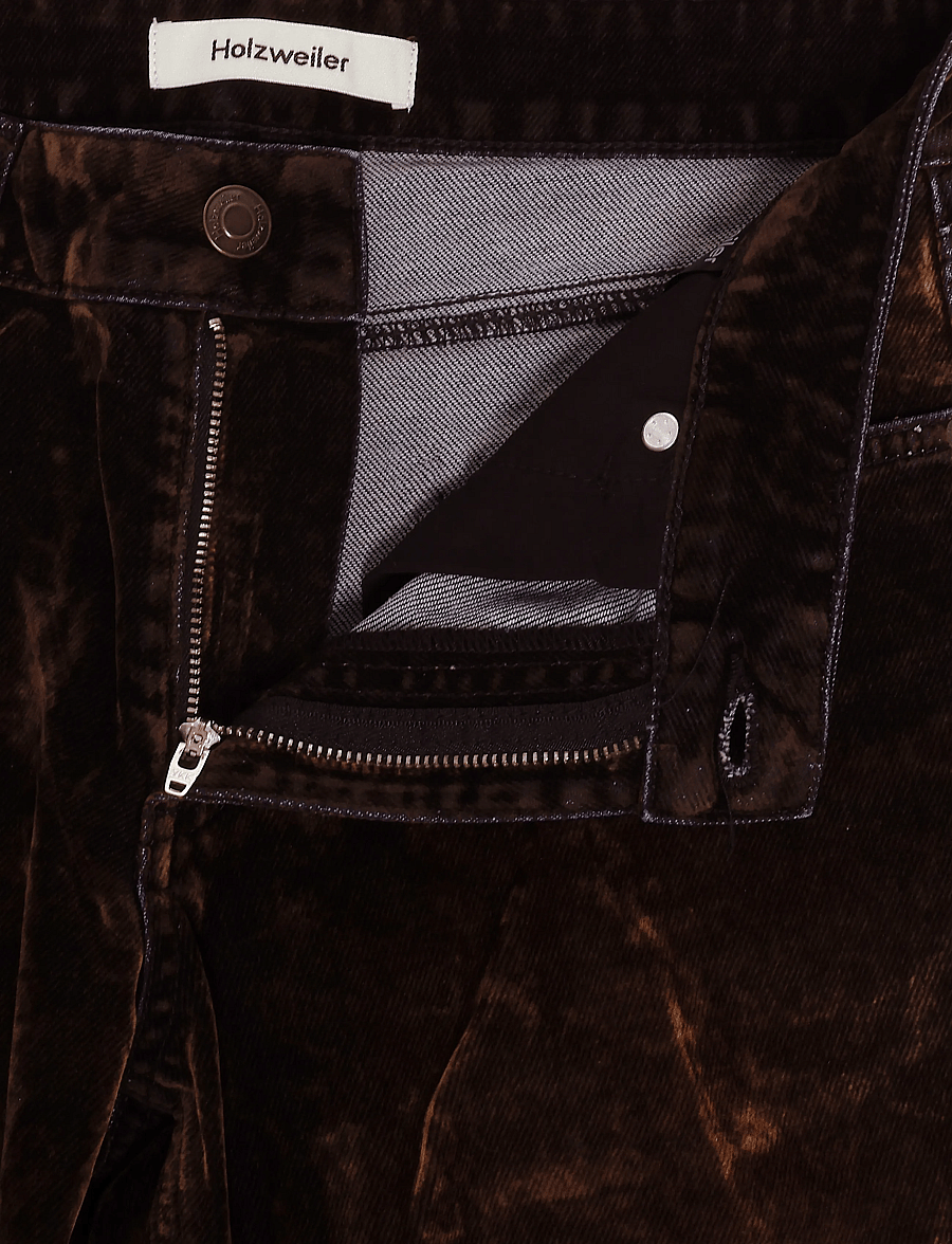 HOLZWEILER - Cherry Flock Jeans - alt laienevad teksad - brown mix - 3