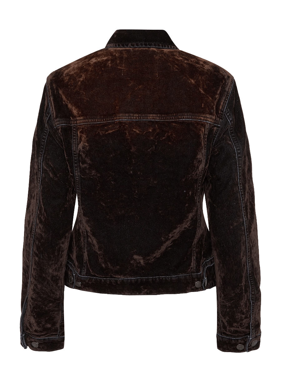 HOLZWEILER - Liz Flock Denim Jacket - teksatagid - brown mix - 1