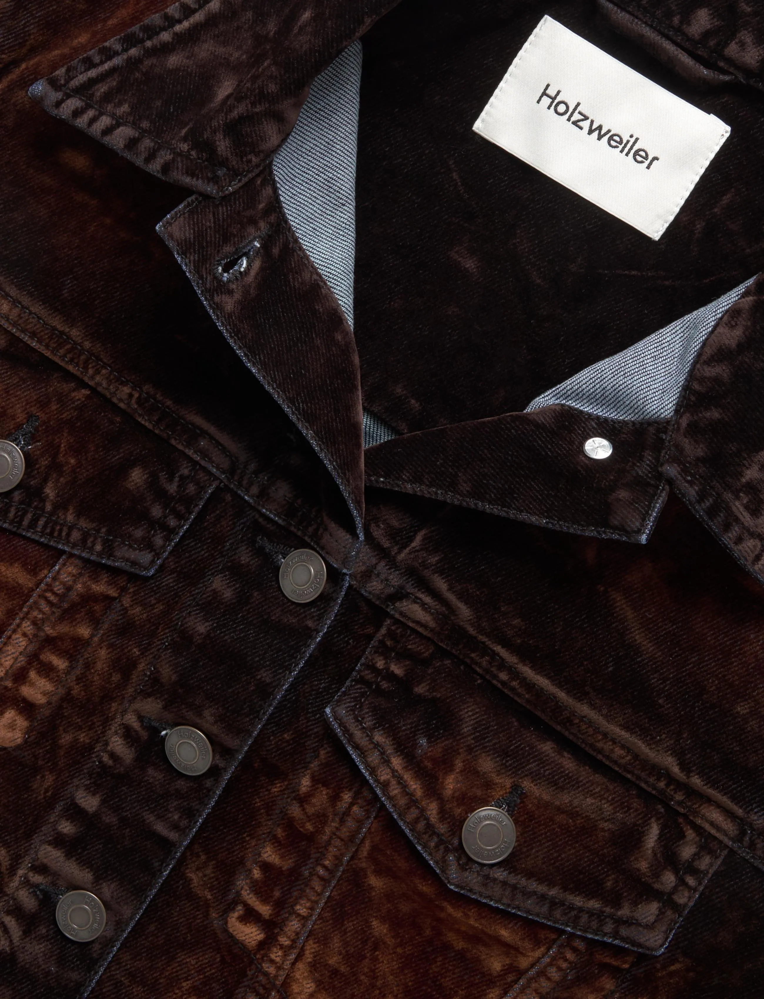 HOLZWEILER - Liz Flock Denim Jacket - teksatagid - brown mix - 2