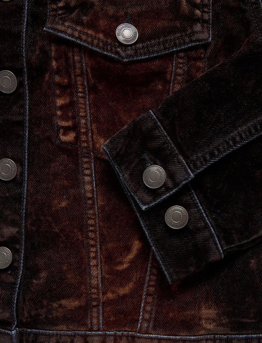 HOLZWEILER - Liz Flock Denim Jacket - teksatagid - brown mix - 3