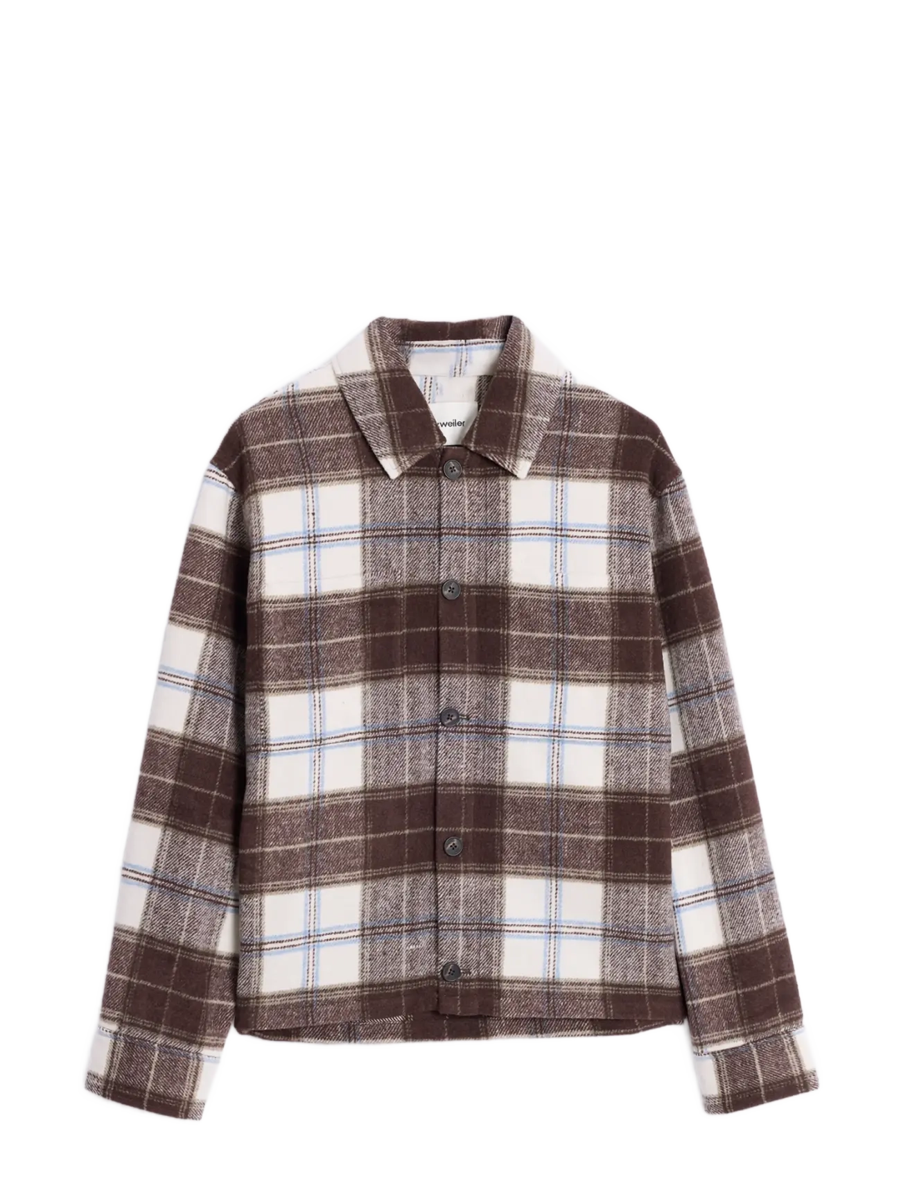 HOLZWEILER Mildew Check Overshirt - Inspiratsioon - BROWN CHECK / brown