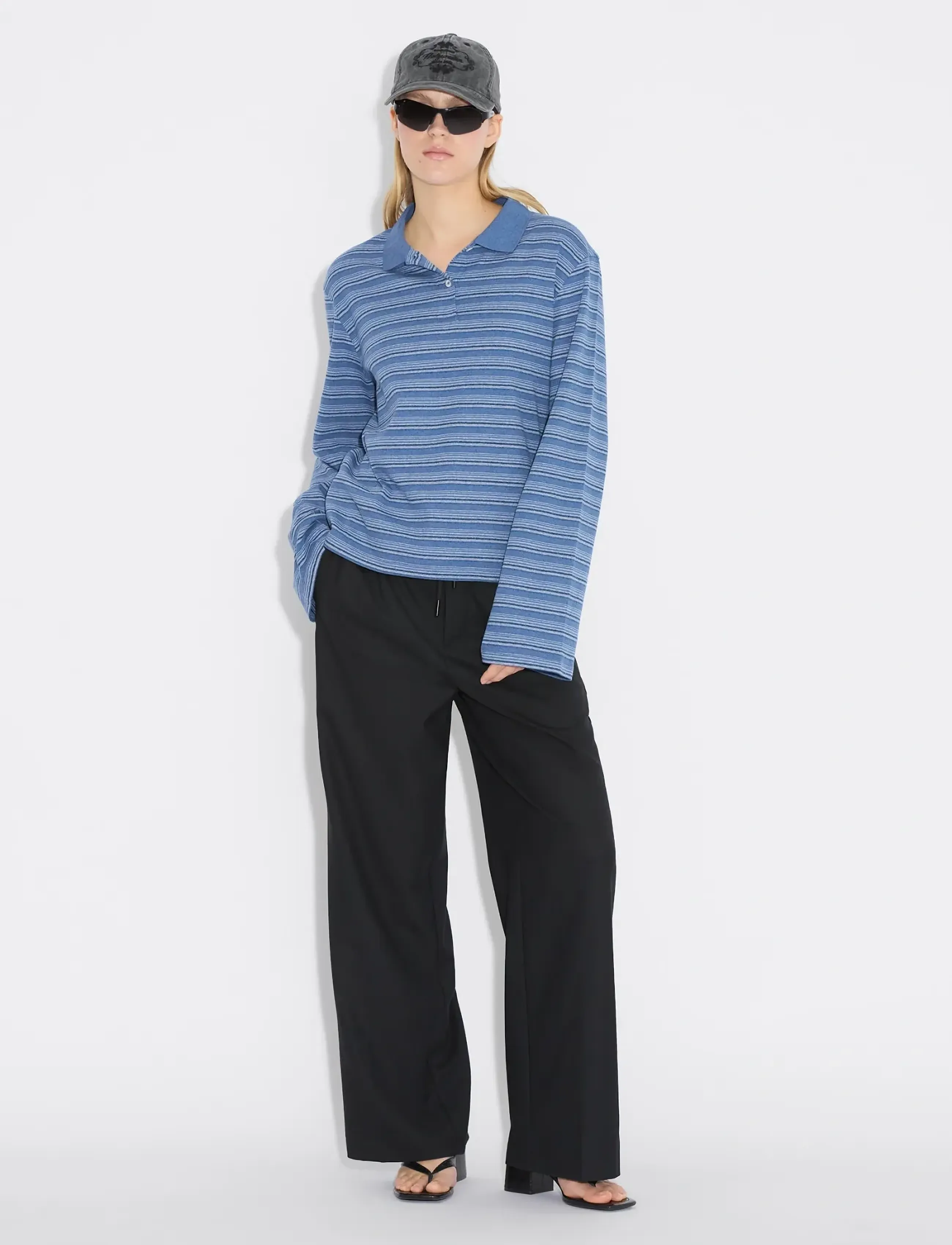 HOLZWEILER Sunny Polo - Polo Shirts - BLUE STRIPE / blue