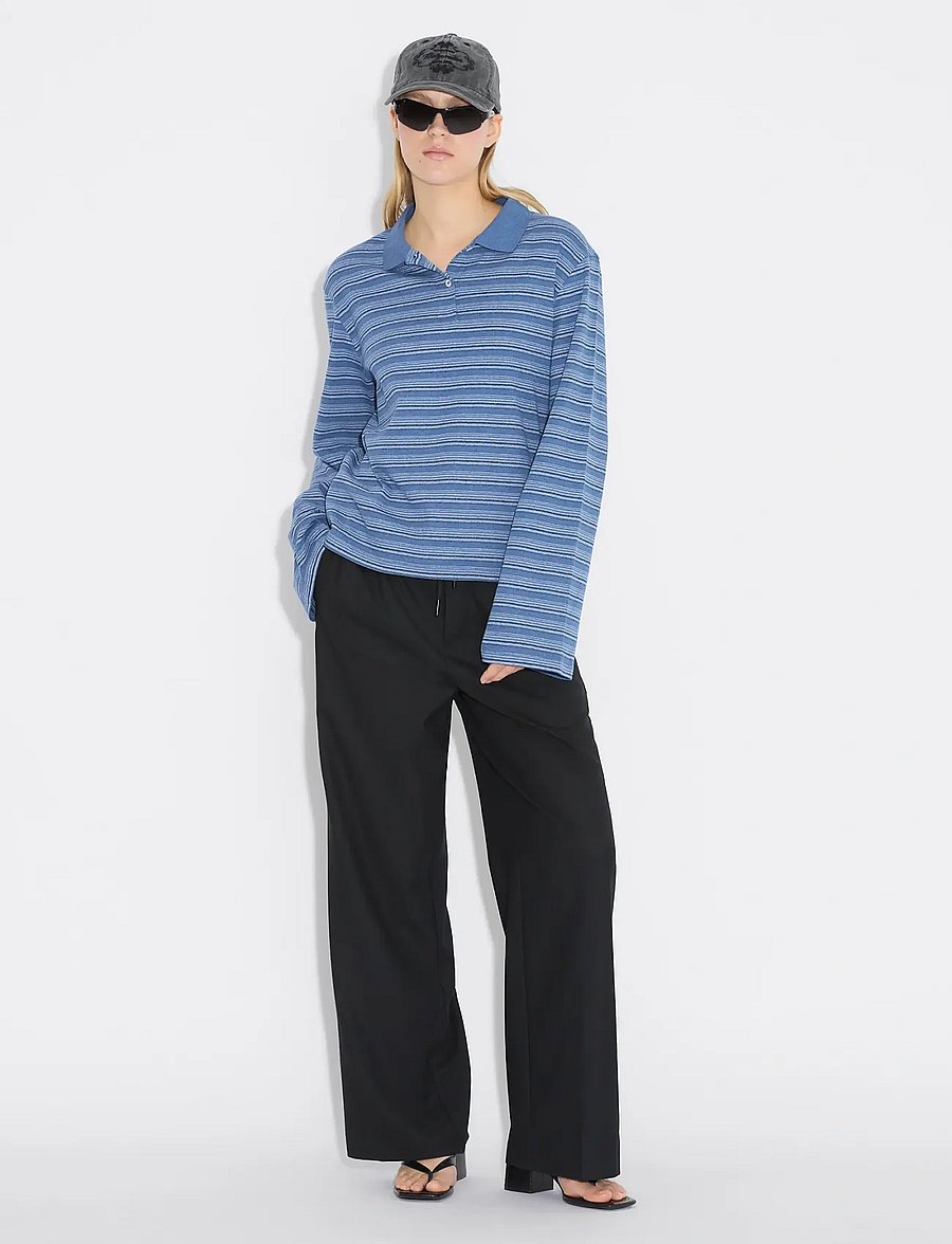 HOLZWEILER - Sunny Polo - t-shirts & tops - blue stripe - 0