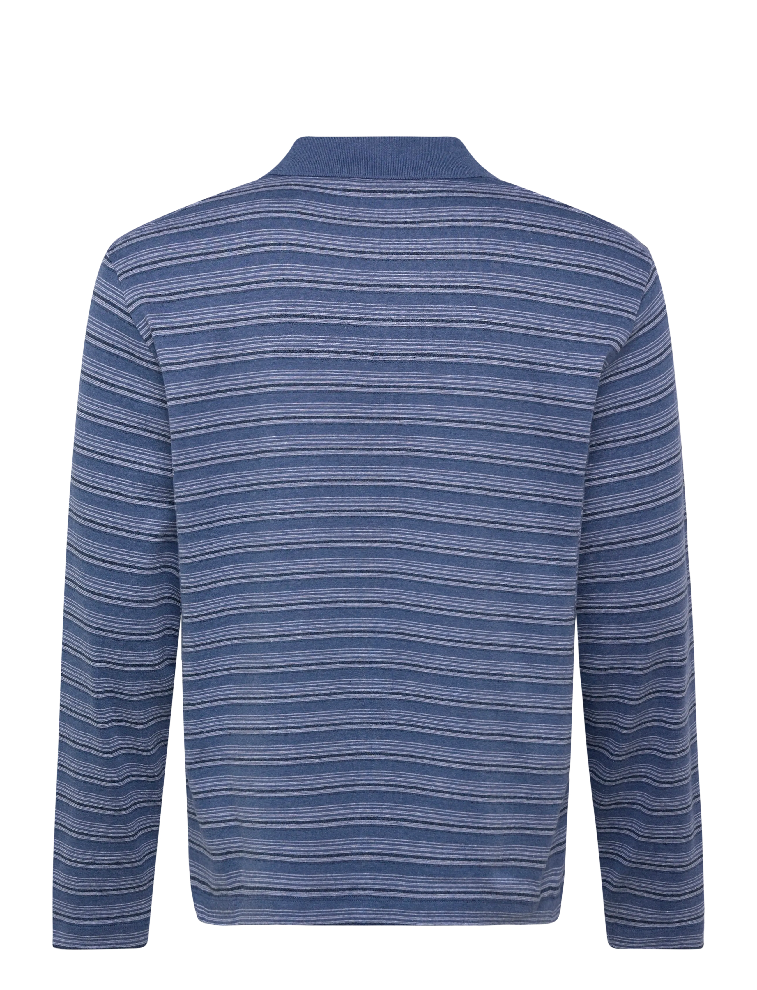 HOLZWEILER - Sonny LS Polo - poloshirts - blue stripe - 2