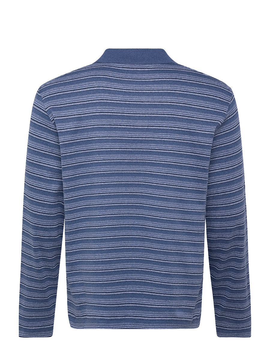 HOLZWEILER - Sonny LS Polo - langærmede poloer - blue stripe - 2