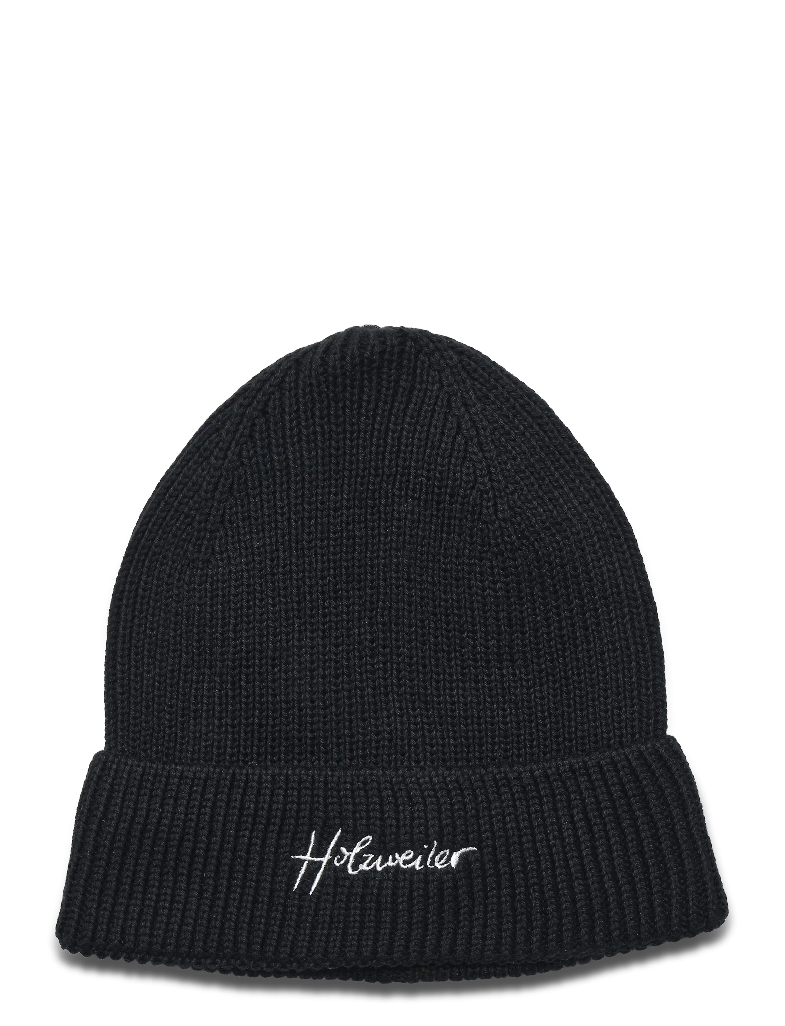 HOLZWEILER Tucker Logo Beanie - Mützen - BLACK / black